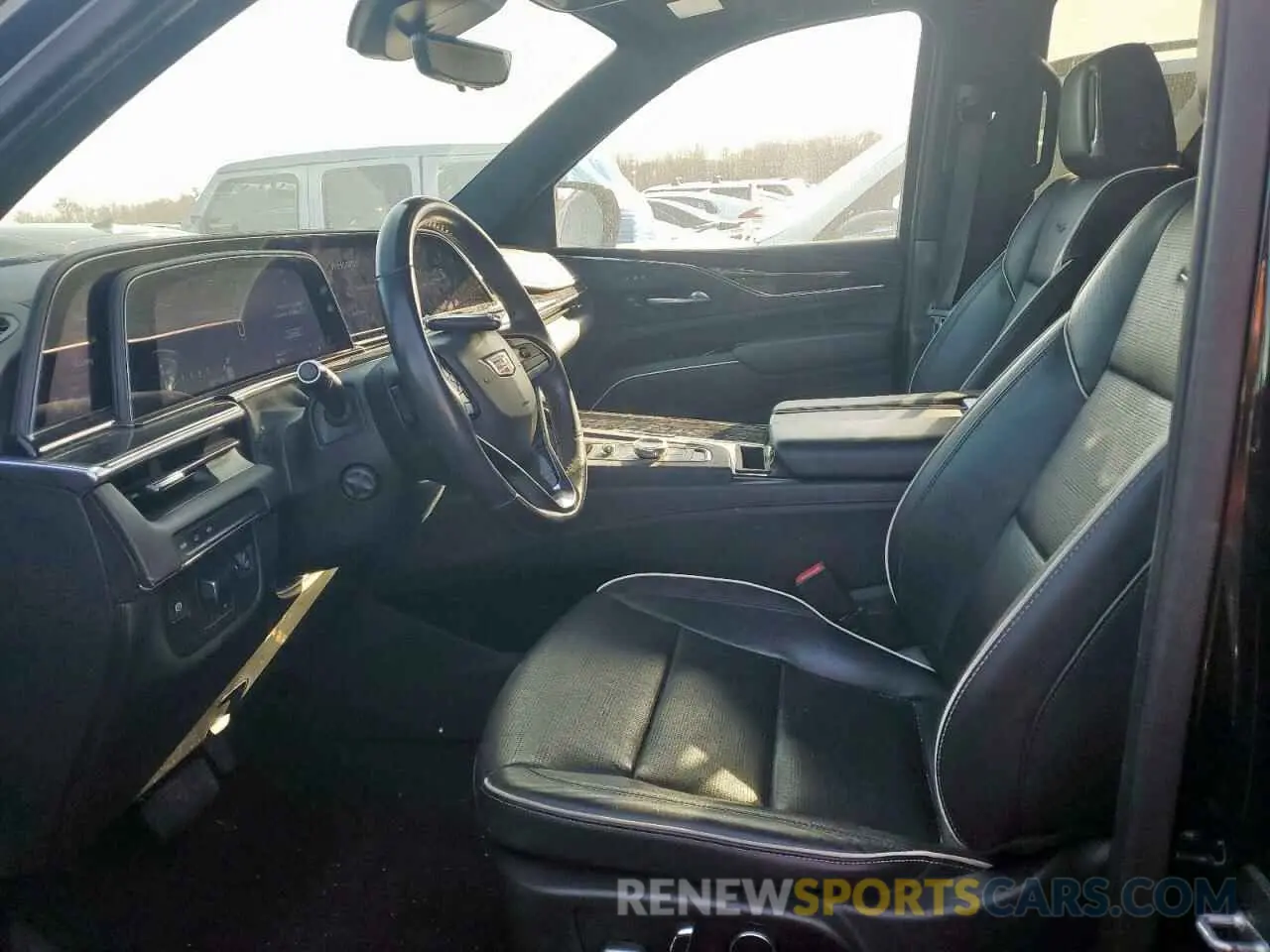 7 fotografías del automóvil dañado 1GYS3FKL4MR282066 CADILLAC ESCALADE 2021