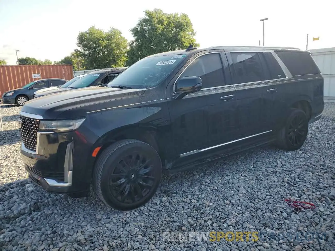 1 fotografías del automóvil dañado 1GYS3JKL6MR199421 CADILLAC ESCALADE 2021