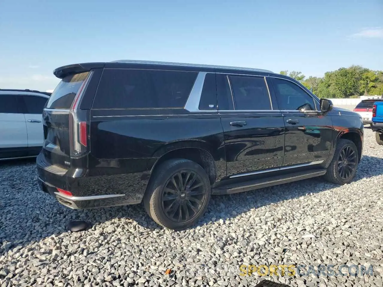 3 fotografías del automóvil dañado 1GYS3JKL6MR199421 CADILLAC ESCALADE 2021