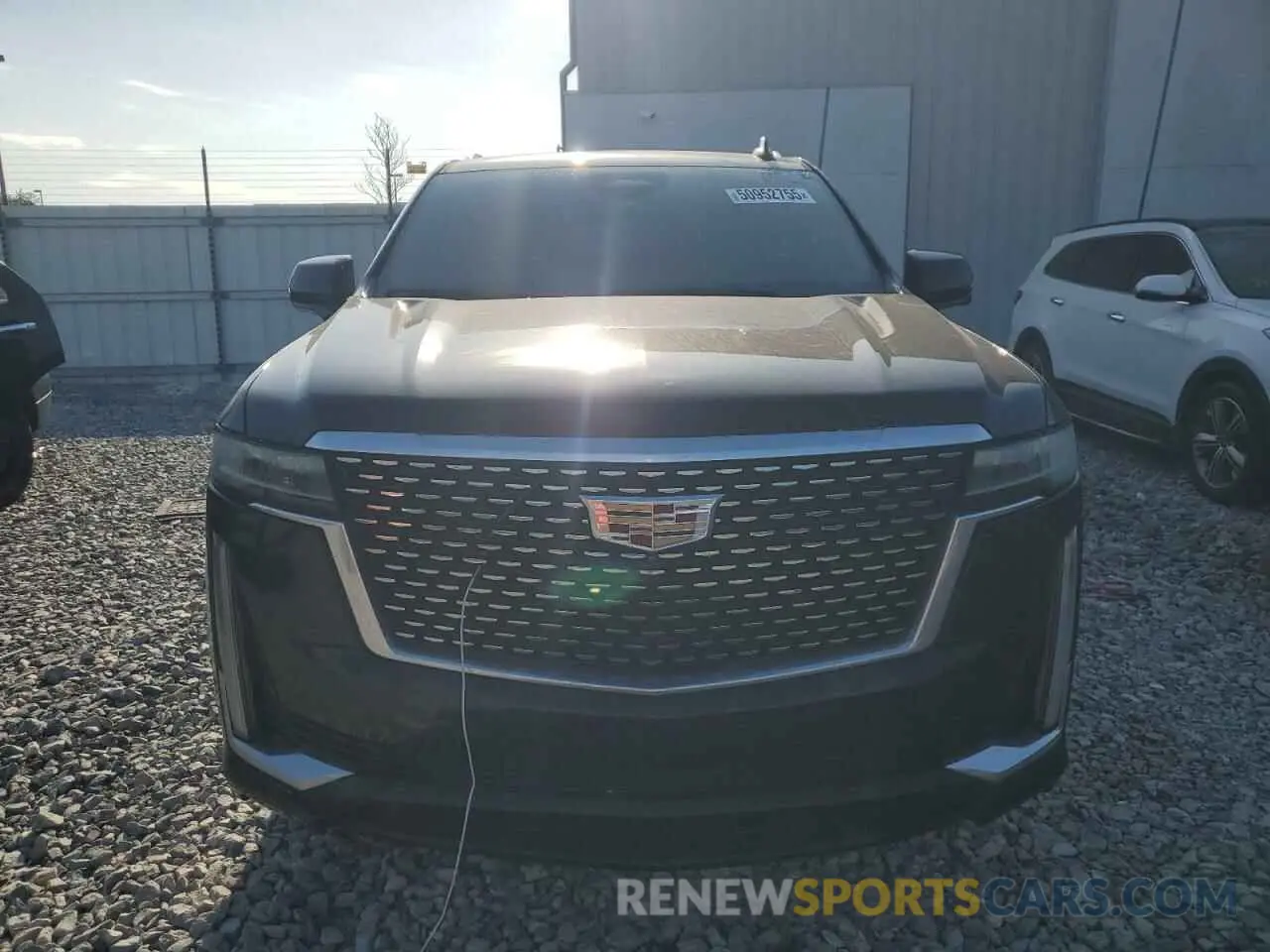 5 fotografías del automóvil dañado 1GYS3JKL6MR199421 CADILLAC ESCALADE 2021