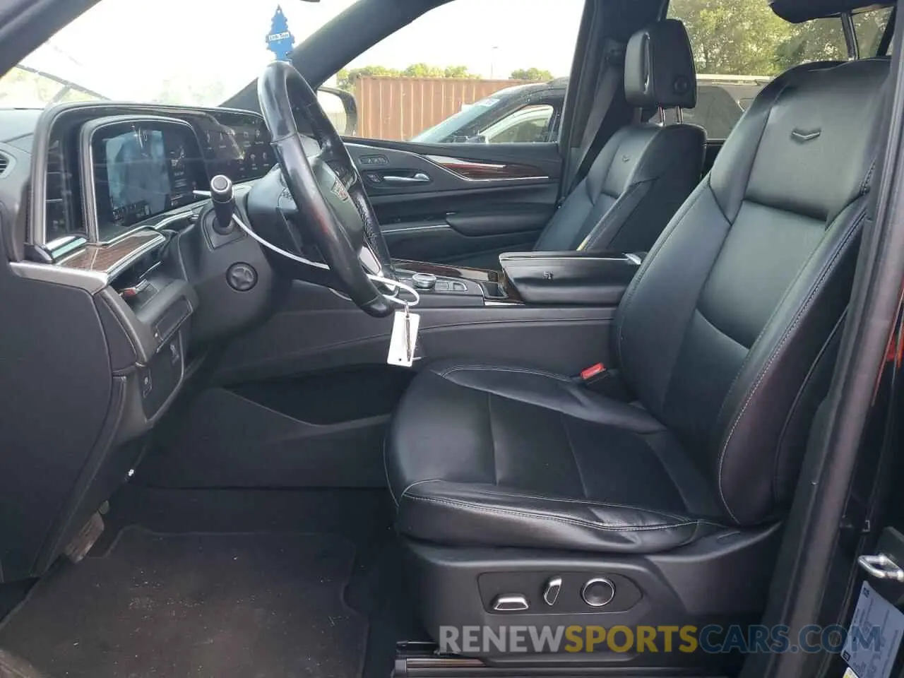 7 fotografías del automóvil dañado 1GYS3JKL6MR199421 CADILLAC ESCALADE 2021