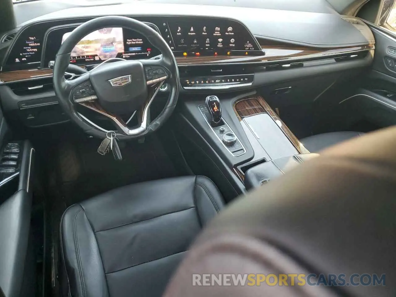 8 fotografías del automóvil dañado 1GYS3JKL6MR199421 CADILLAC ESCALADE 2021