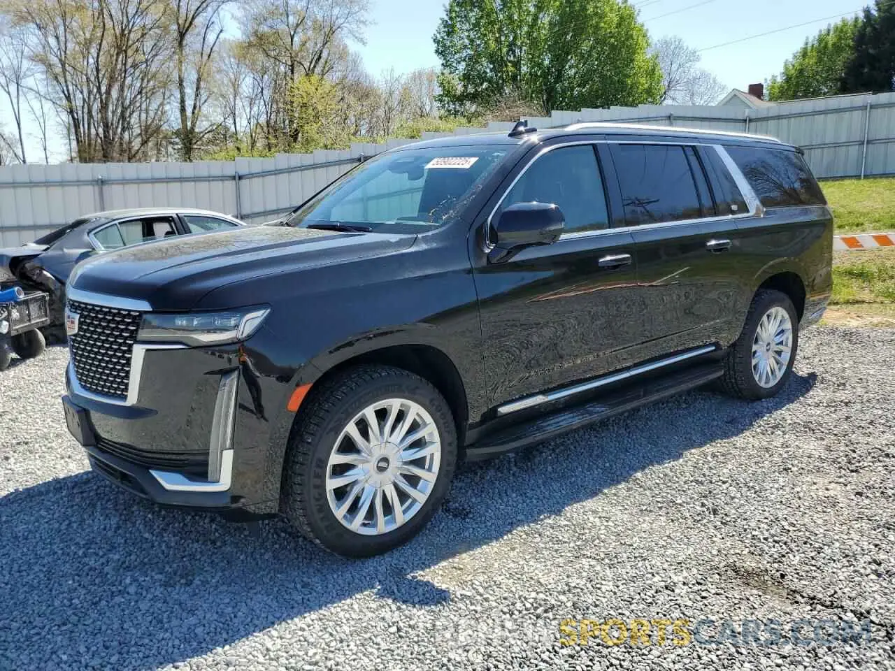 1 fotografías del automóvil dañado 1GYS3JKL6MR386853 CADILLAC ESCALADE 2021