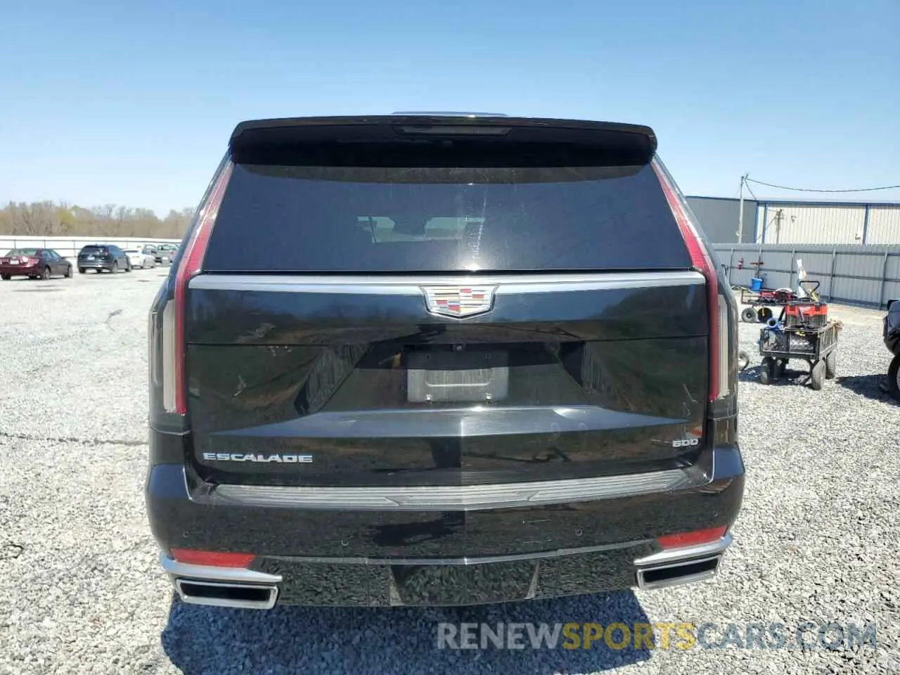 6 fotografías del automóvil dañado 1GYS3JKL6MR386853 CADILLAC ESCALADE 2021