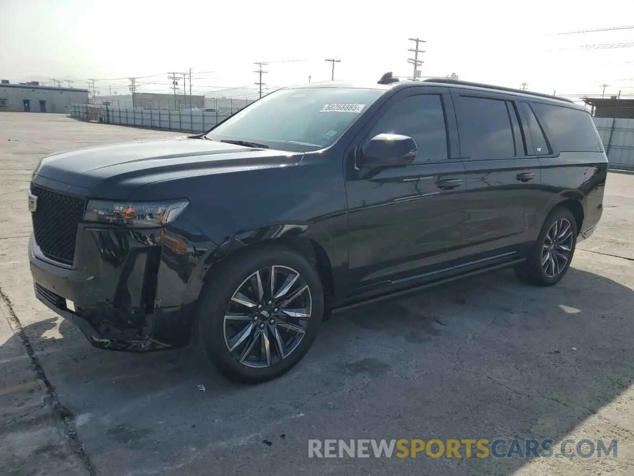 1 fotografías del automóvil dañado 1GYS3PKL2MR365209 CADILLAC ESCALADE 2021