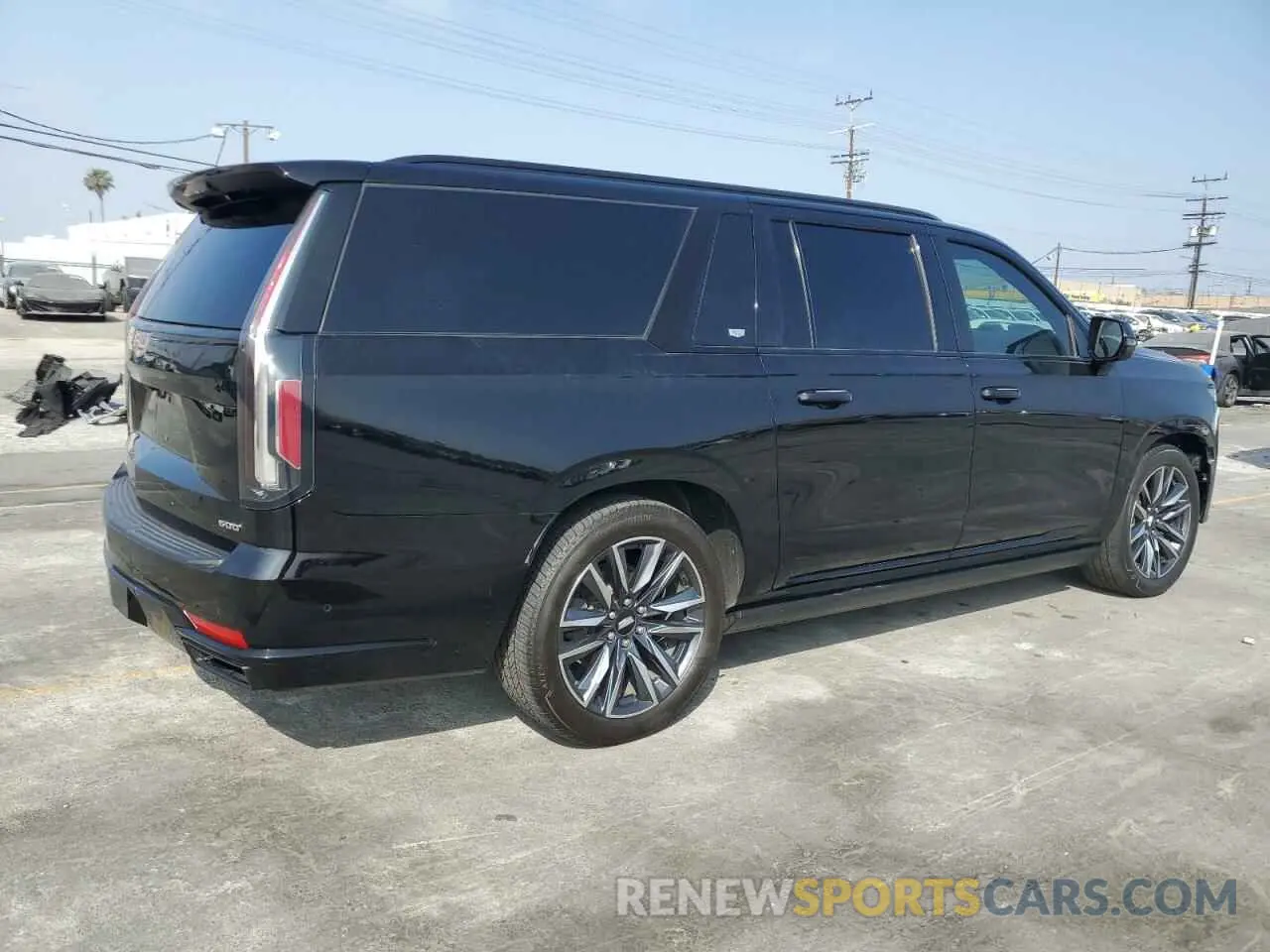 3 fotografías del automóvil dañado 1GYS3PKL2MR365209 CADILLAC ESCALADE 2021