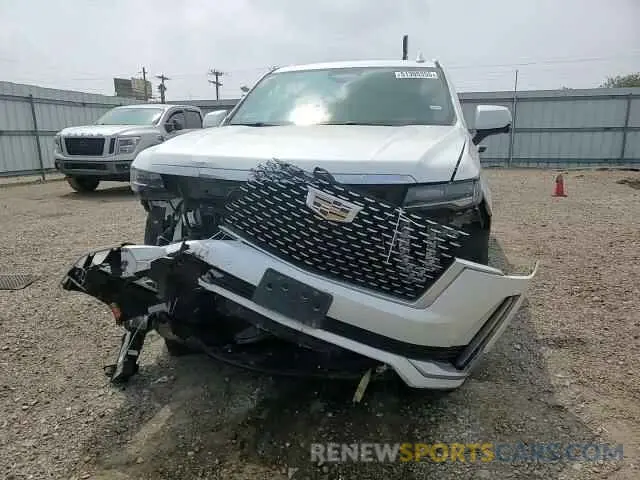 12 fotografías del automóvil dañado 1GYS4AKL3MR232470 CADILLAC ESCALADE 2021