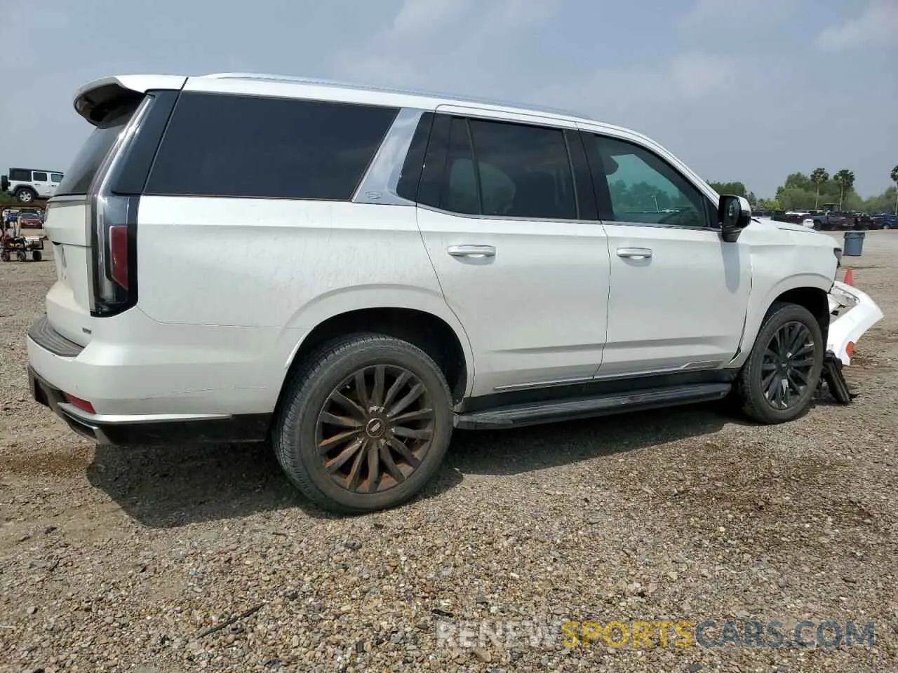 3 fotografías del automóvil dañado 1GYS4AKL3MR232470 CADILLAC ESCALADE 2021