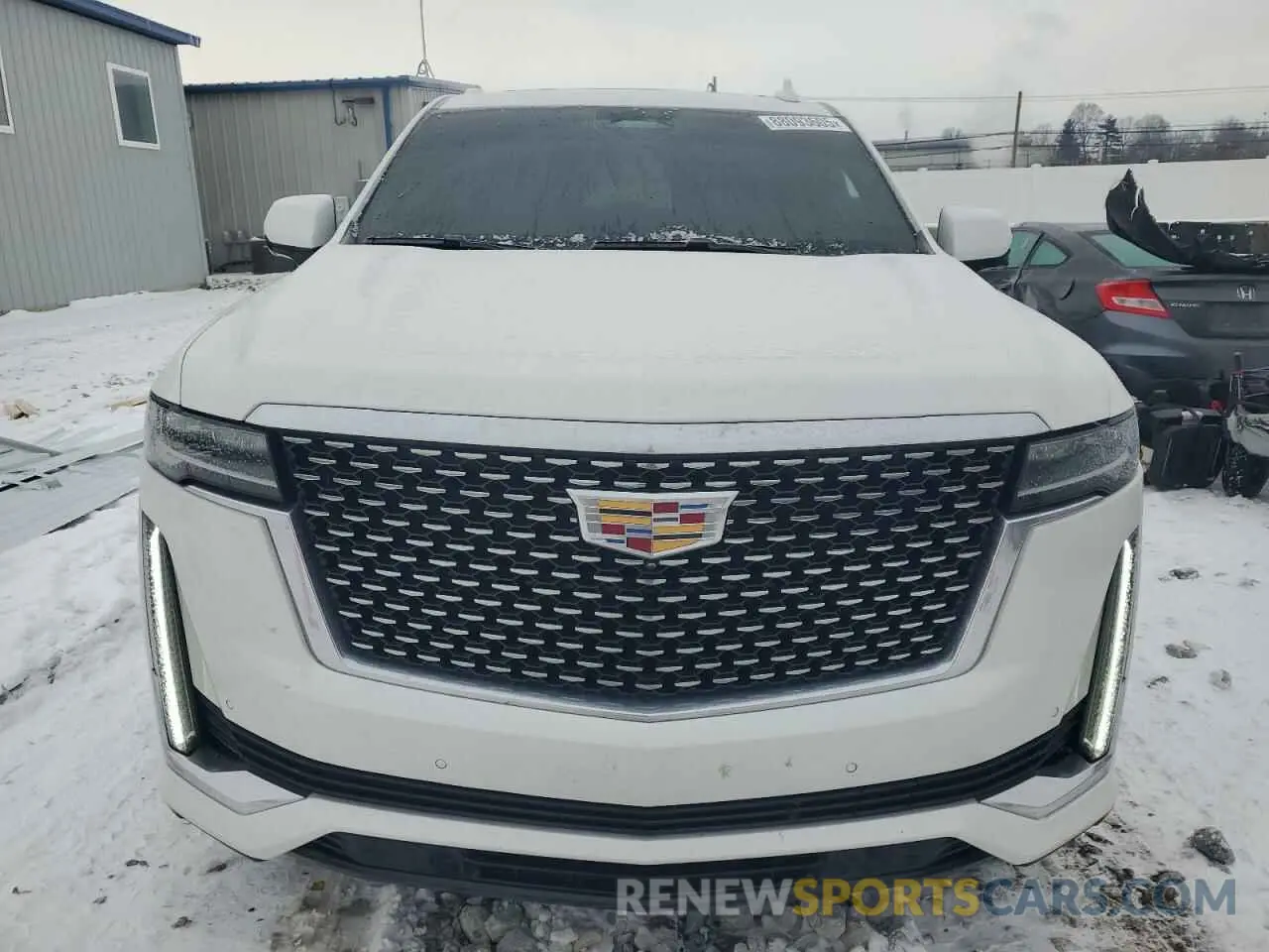 5 fotografías del automóvil dañado 1GYS4BKL4MR414197 CADILLAC ESCALADE 2021