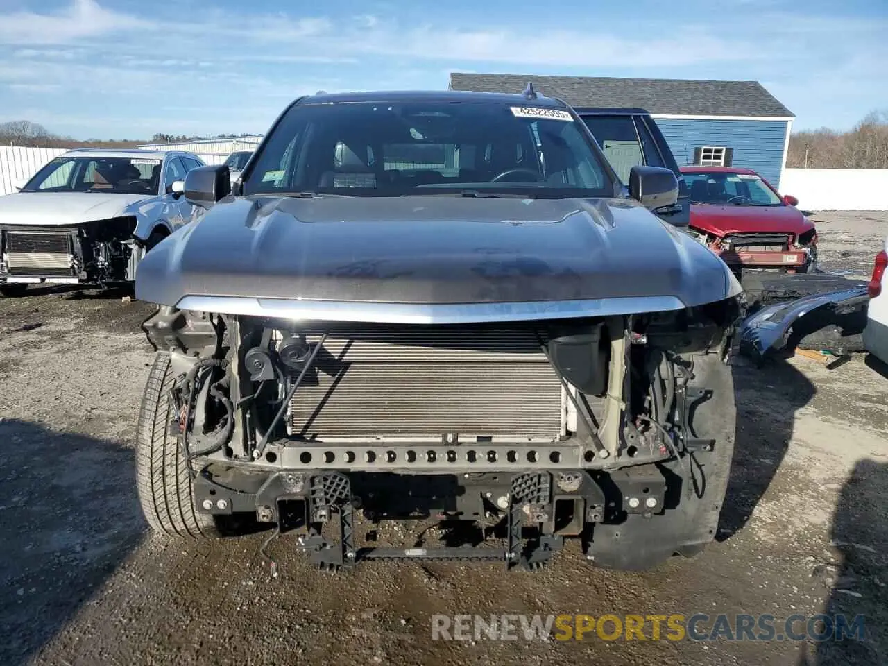 5 fotografías del automóvil dañado 1GYS4DKL2MR100902 CADILLAC ESCALADE 2021