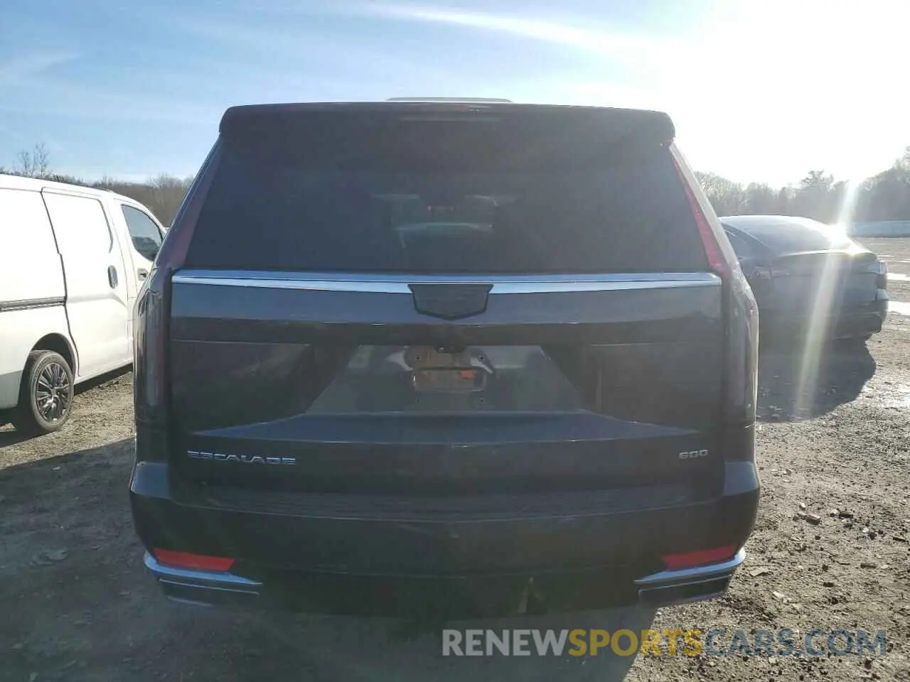 6 fotografías del automóvil dañado 1GYS4DKL2MR100902 CADILLAC ESCALADE 2021