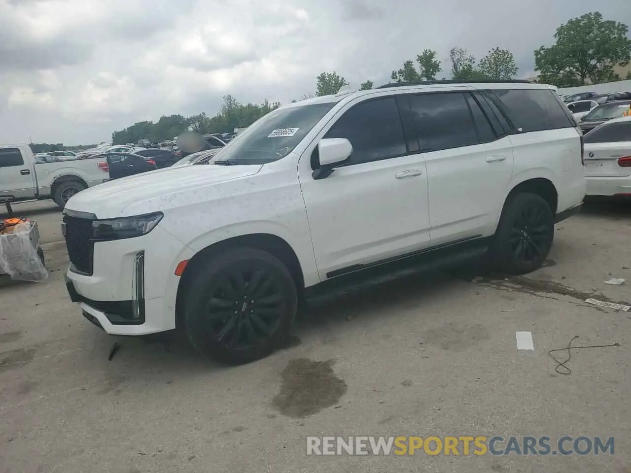 1 fotografías del automóvil dañado 1GYS4EKL3MR445409 CADILLAC ESCALADE 2021