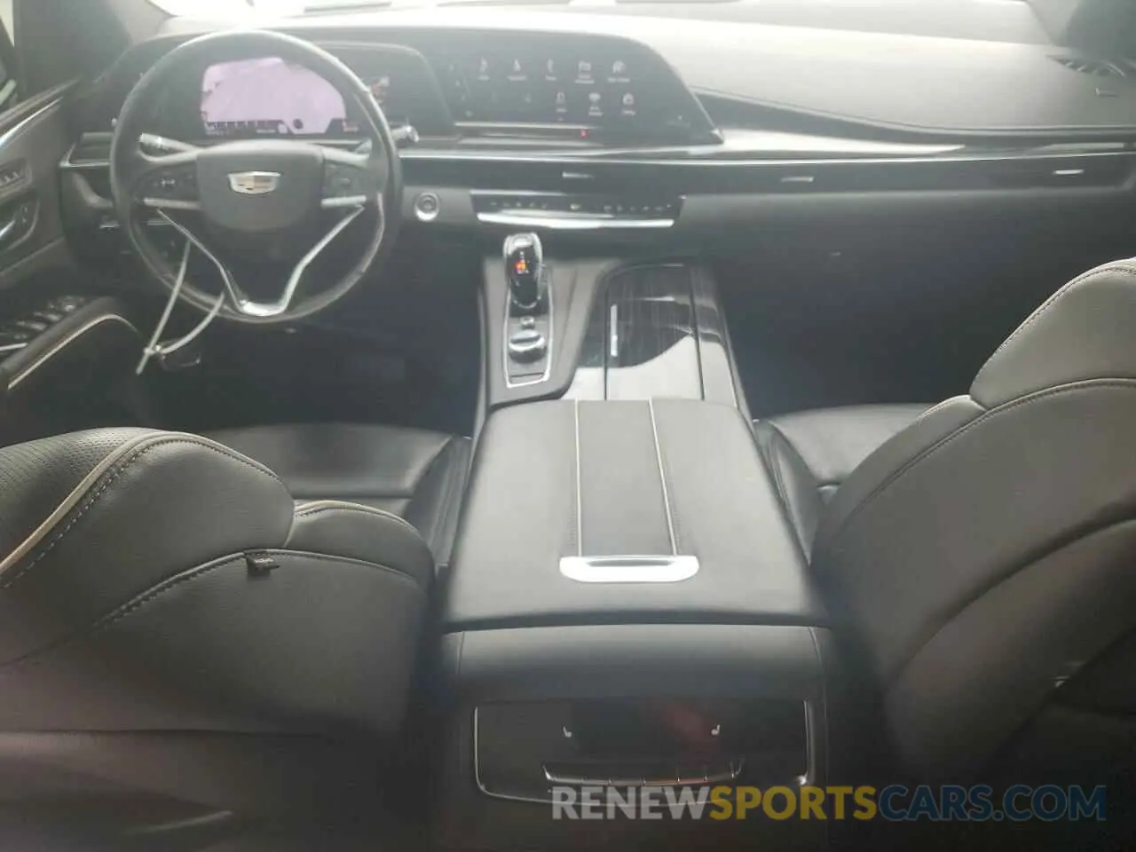 8 fotografías del automóvil dañado 1GYS4EKL3MR445409 CADILLAC ESCALADE 2021