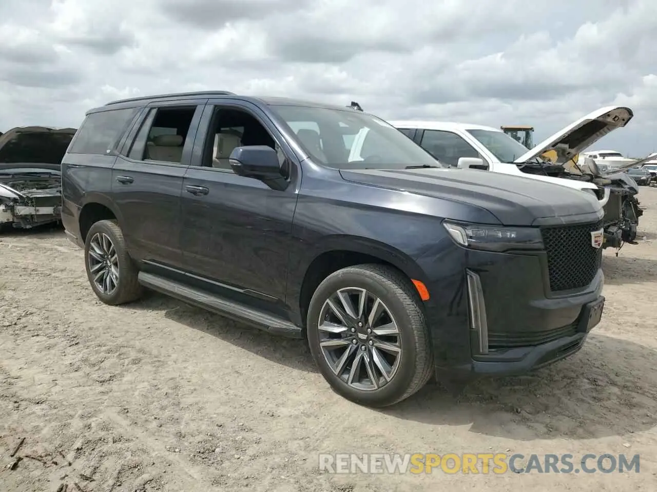 4 fotografías del automóvil dañado 1GYS4EKL5MR308102 CADILLAC ESCALADE 2021
