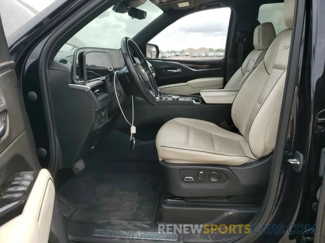 7 fotografías del automóvil dañado 1GYS4EKL5MR308102 CADILLAC ESCALADE 2021