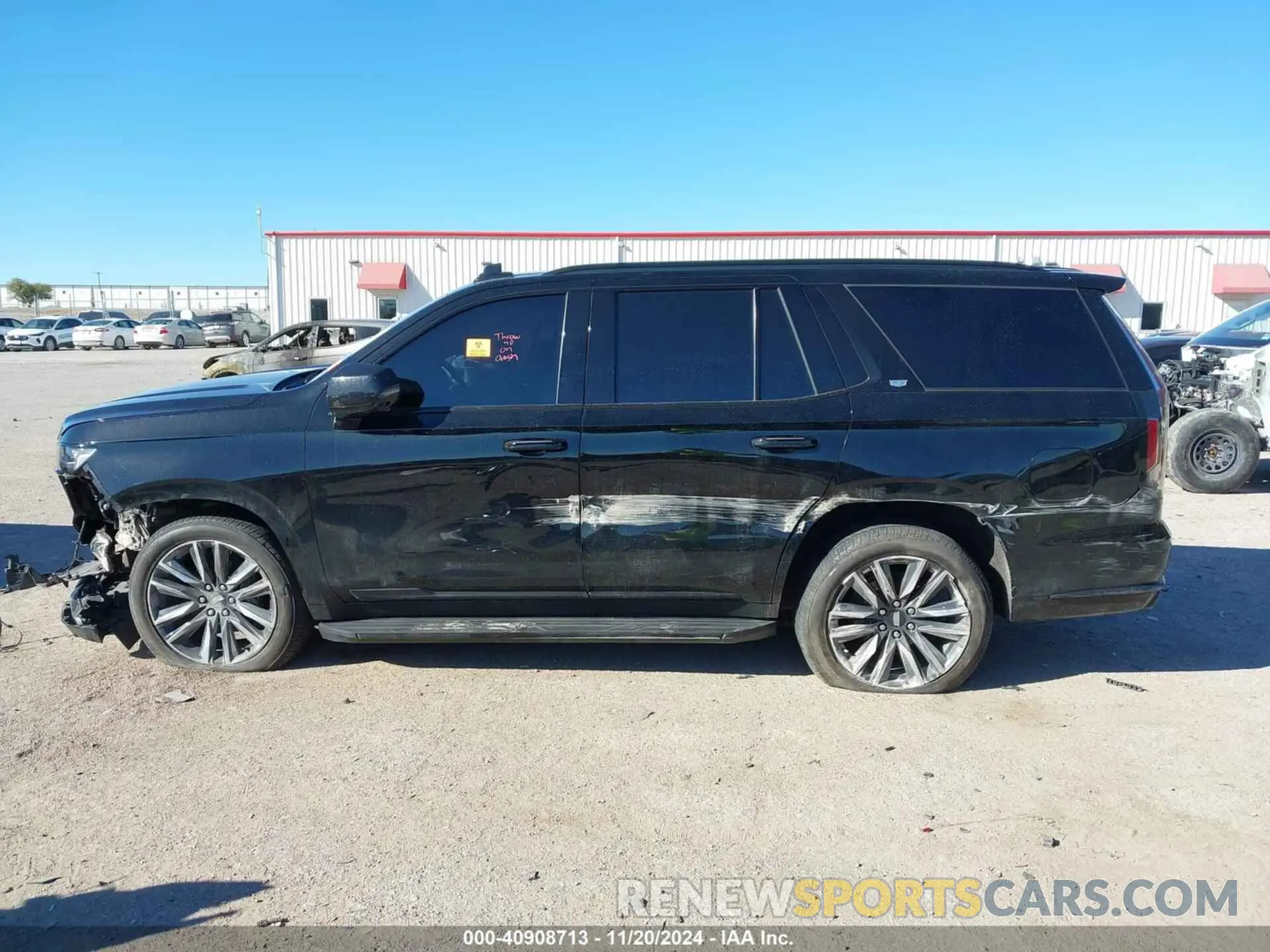 14 fotografías del automóvil dañado 1GYS4EKL9MR279767 CADILLAC ESCALADE 2021