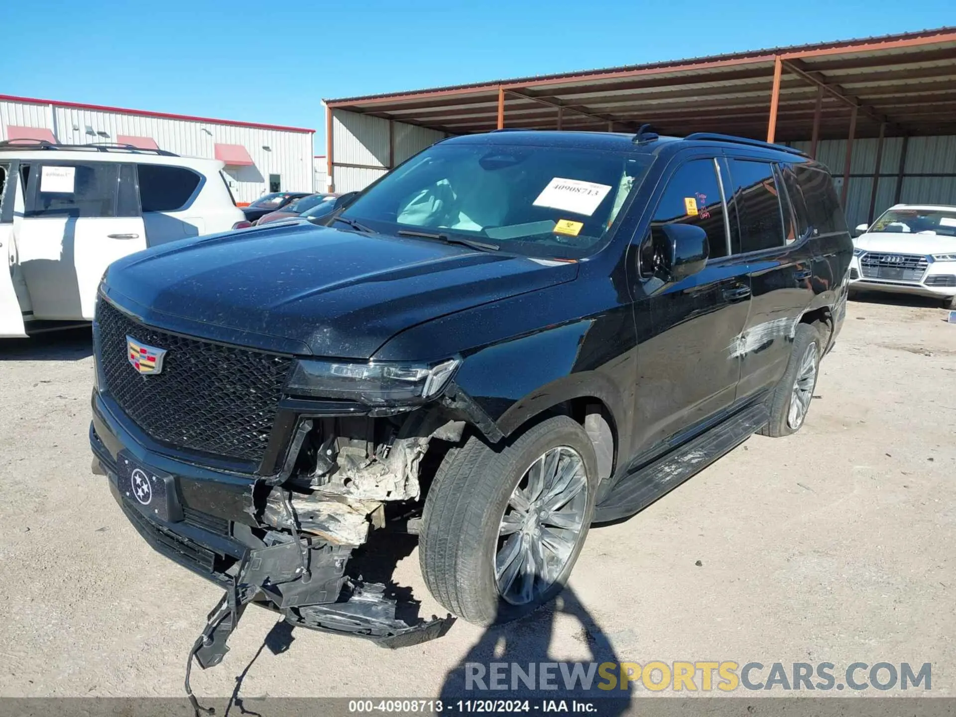 2 fotografías del automóvil dañado 1GYS4EKL9MR279767 CADILLAC ESCALADE 2021