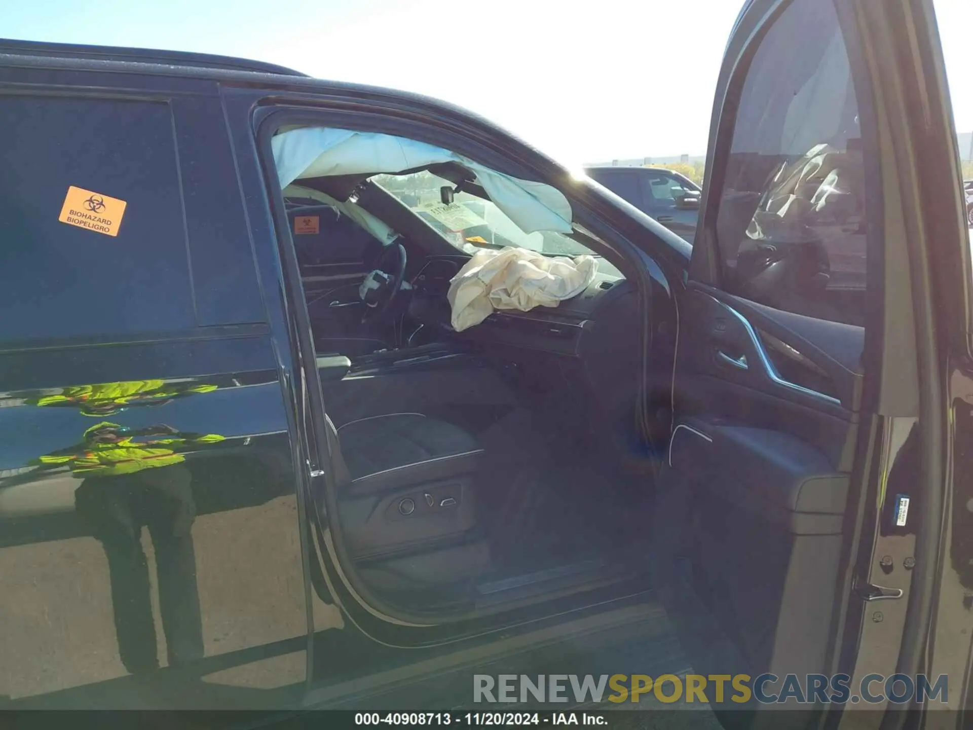 5 fotografías del automóvil dañado 1GYS4EKL9MR279767 CADILLAC ESCALADE 2021