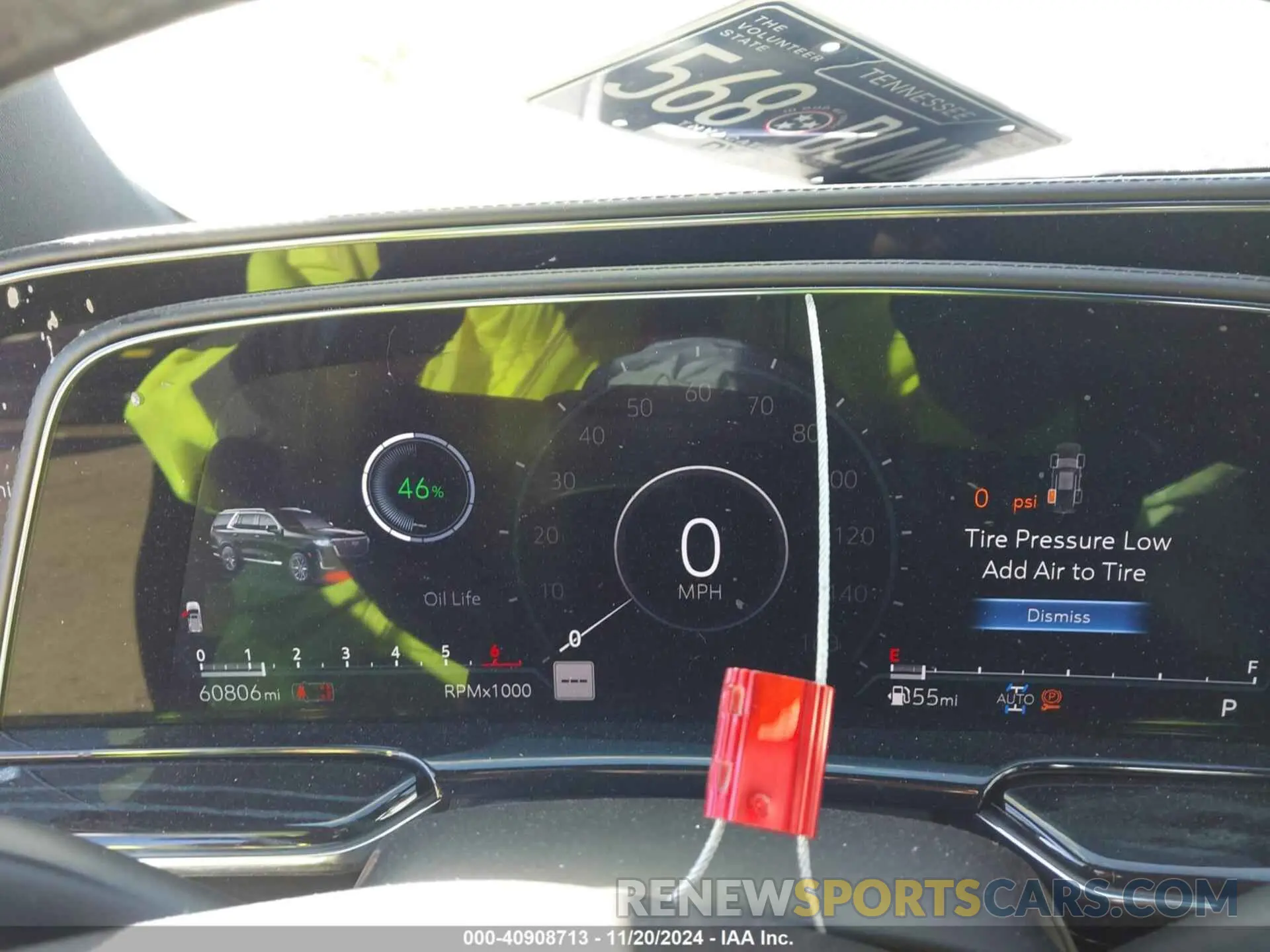 7 fotografías del automóvil dañado 1GYS4EKL9MR279767 CADILLAC ESCALADE 2021