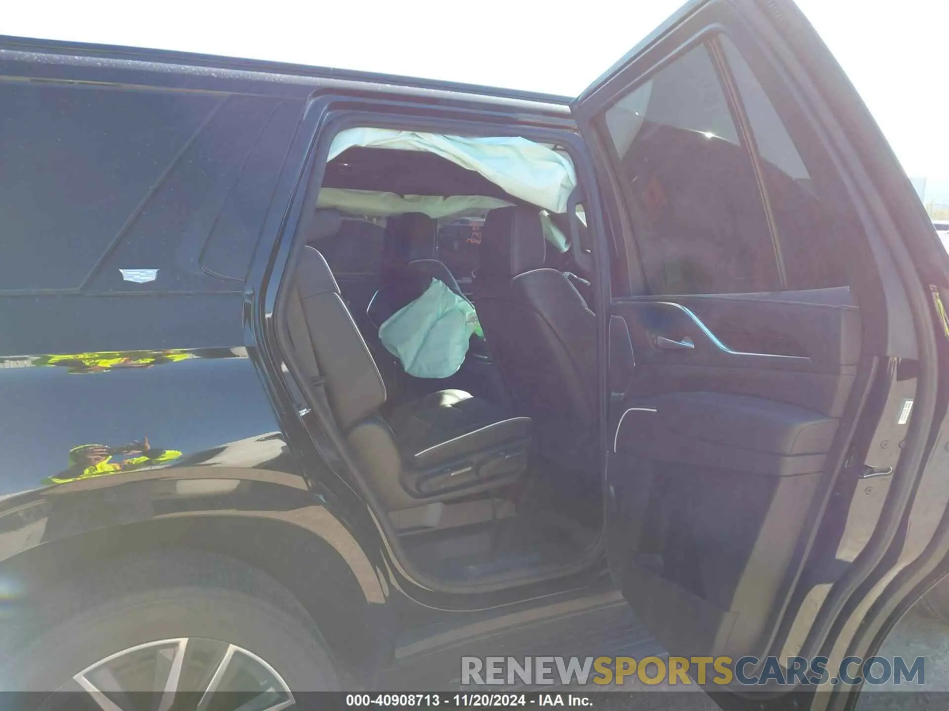 8 fotografías del automóvil dañado 1GYS4EKL9MR279767 CADILLAC ESCALADE 2021
