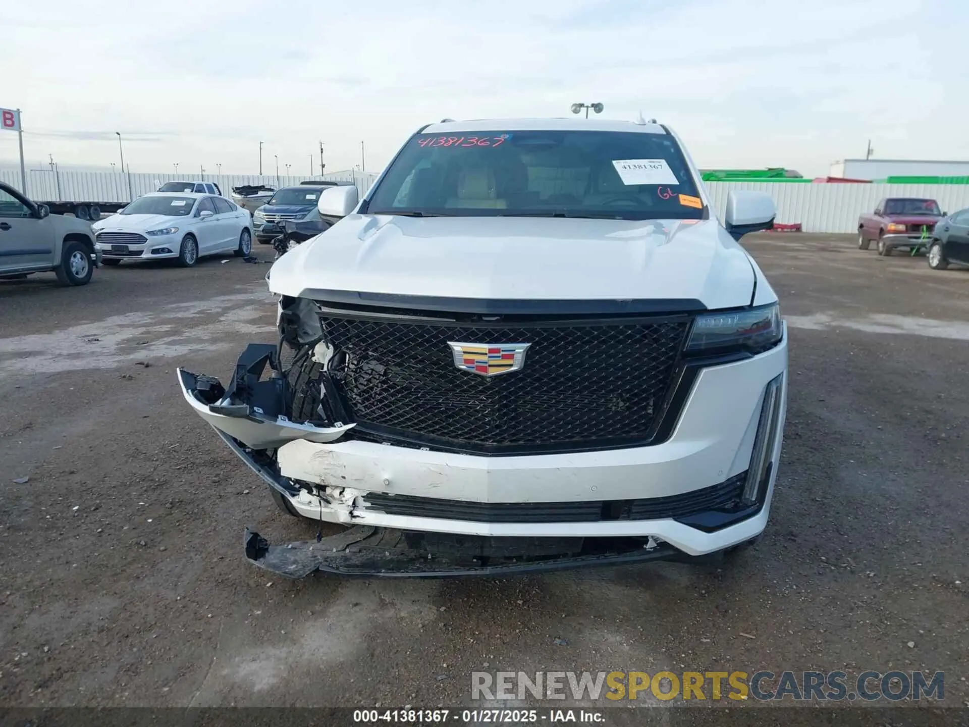 13 fotografías del automóvil dañado 1GYS4EKLXMR278997 CADILLAC ESCALADE 2021