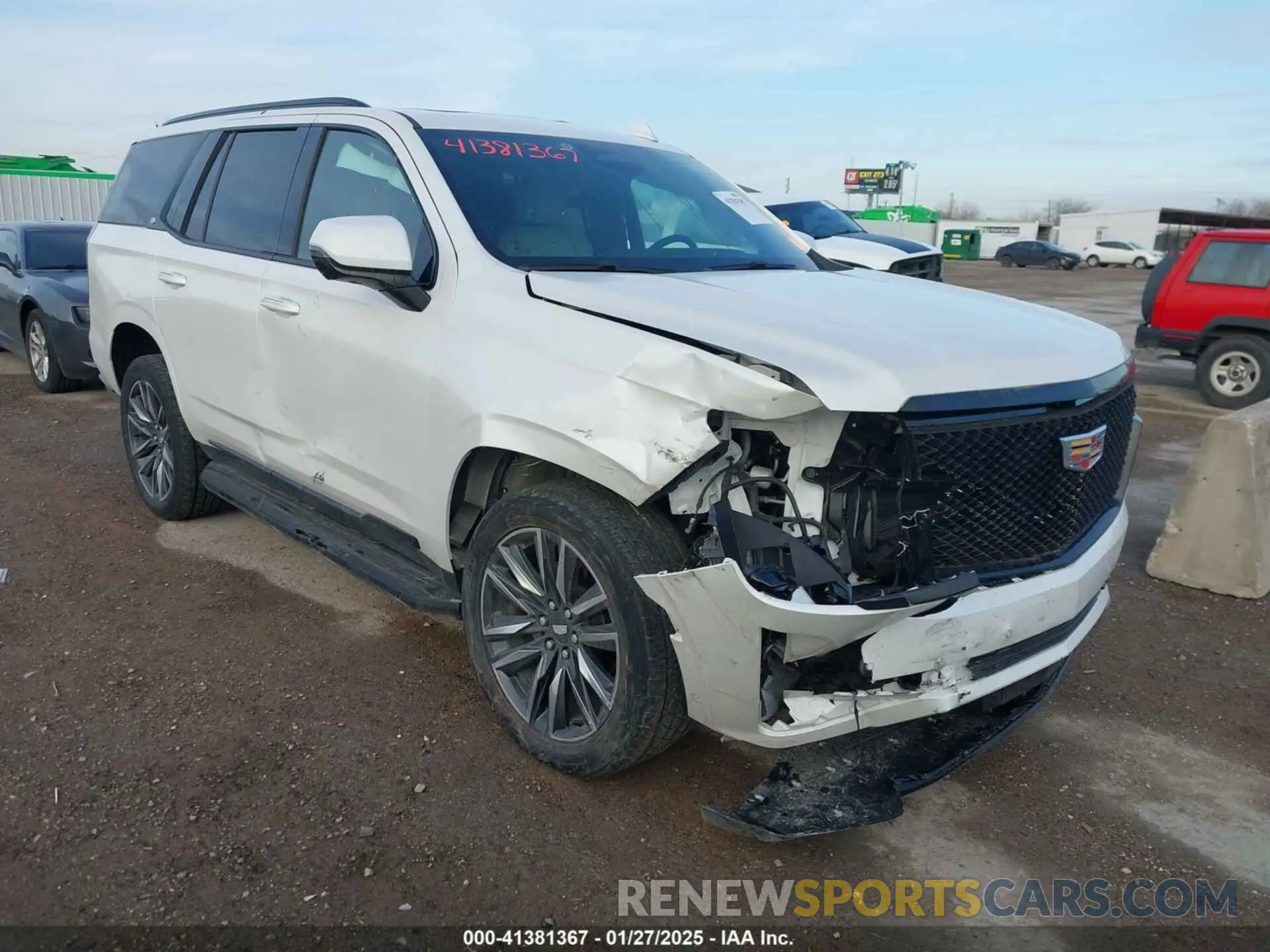 18 fotografías del automóvil dañado 1GYS4EKLXMR278997 CADILLAC ESCALADE 2021