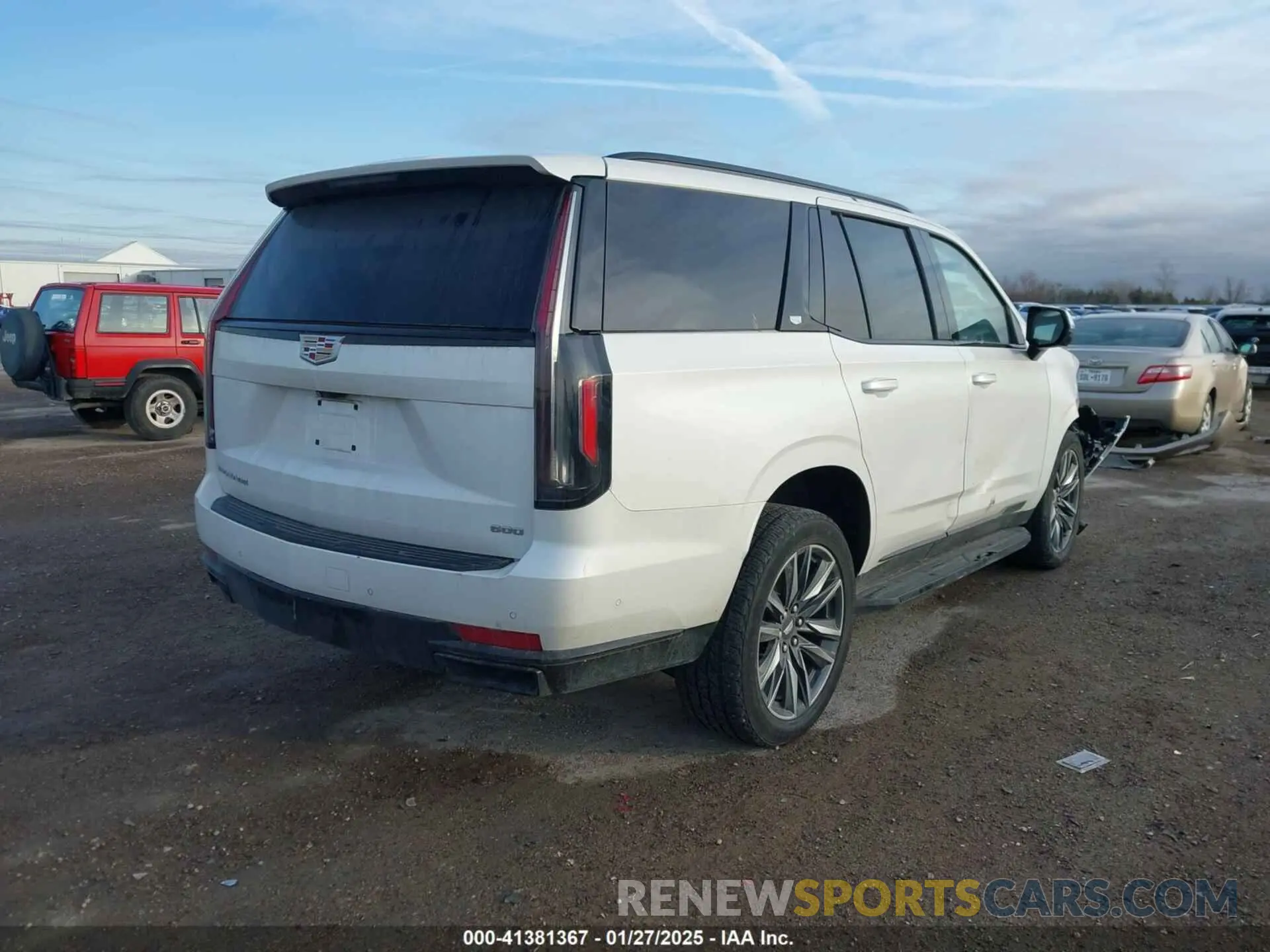 4 fotografías del automóvil dañado 1GYS4EKLXMR278997 CADILLAC ESCALADE 2021
