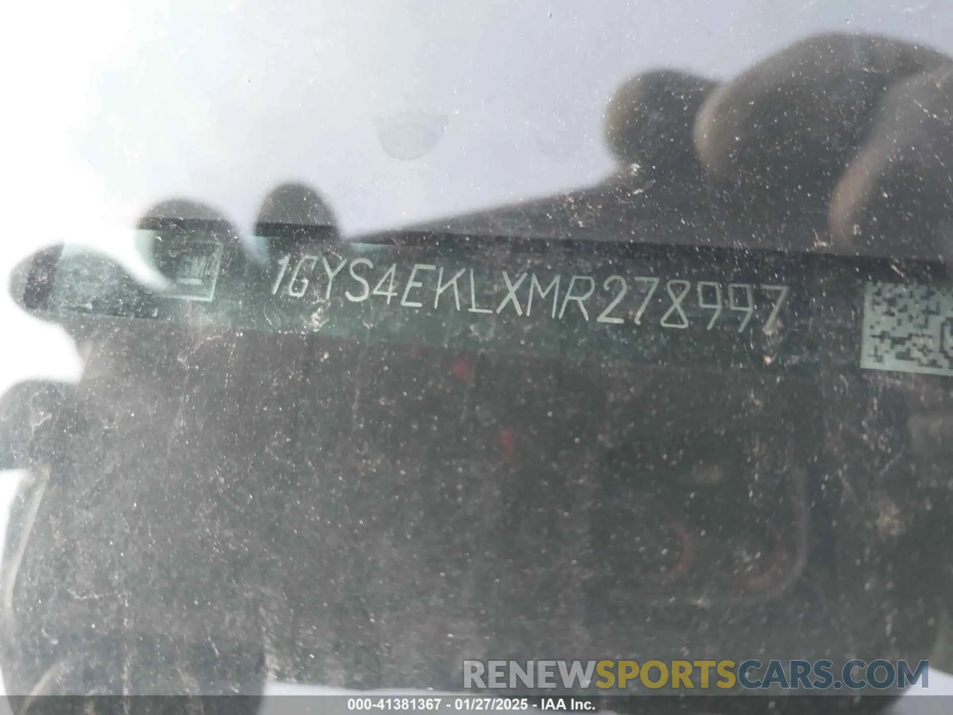 9 fotografías del automóvil dañado 1GYS4EKLXMR278997 CADILLAC ESCALADE 2021
