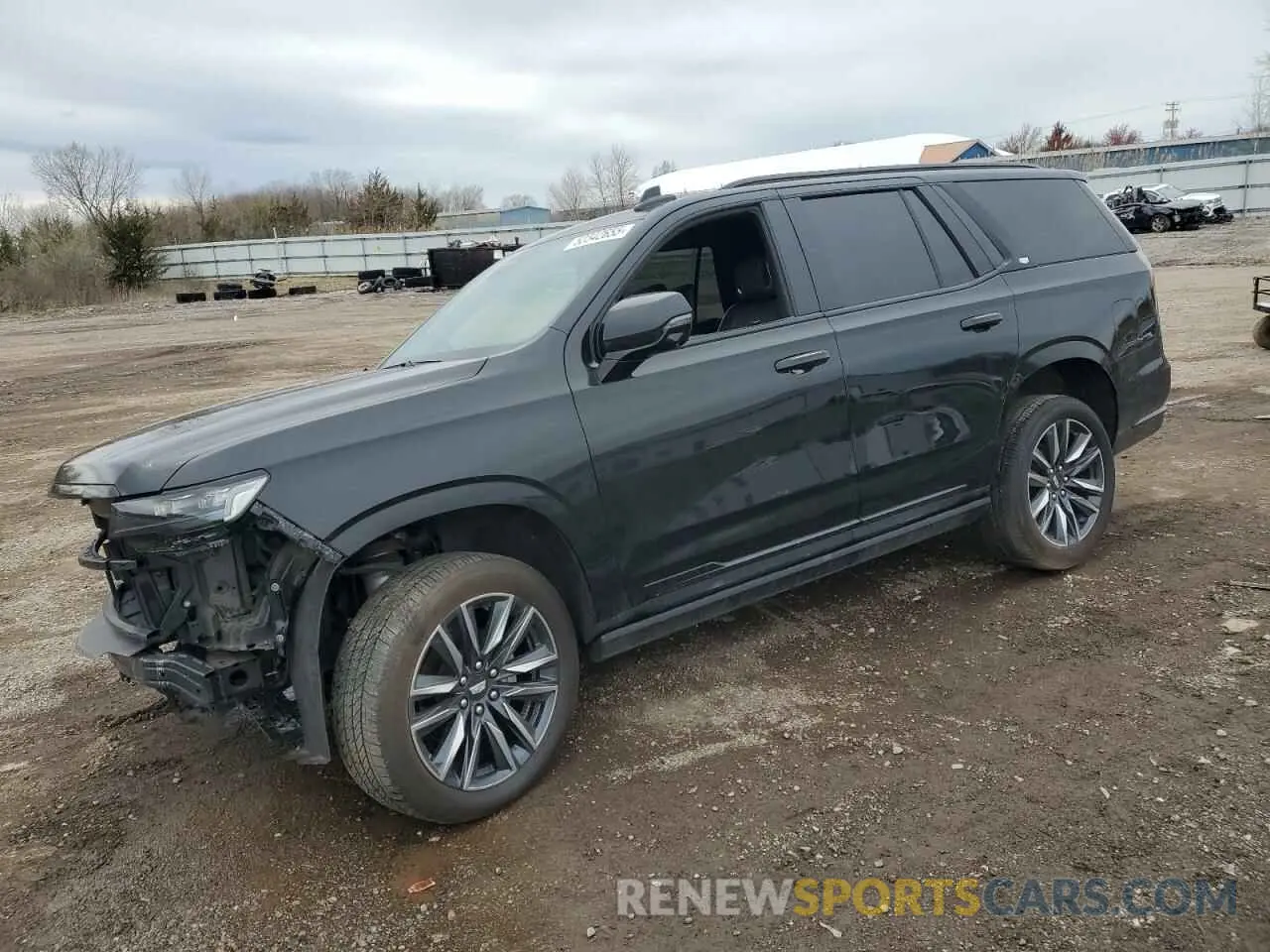 1 fotografías del automóvil dañado 1GYS4FKL0MR408940 CADILLAC ESCALADE 2021