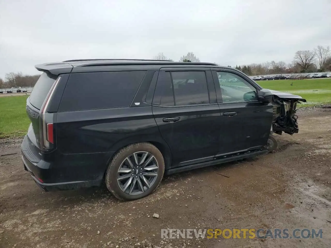 3 fotografías del automóvil dañado 1GYS4FKL0MR408940 CADILLAC ESCALADE 2021