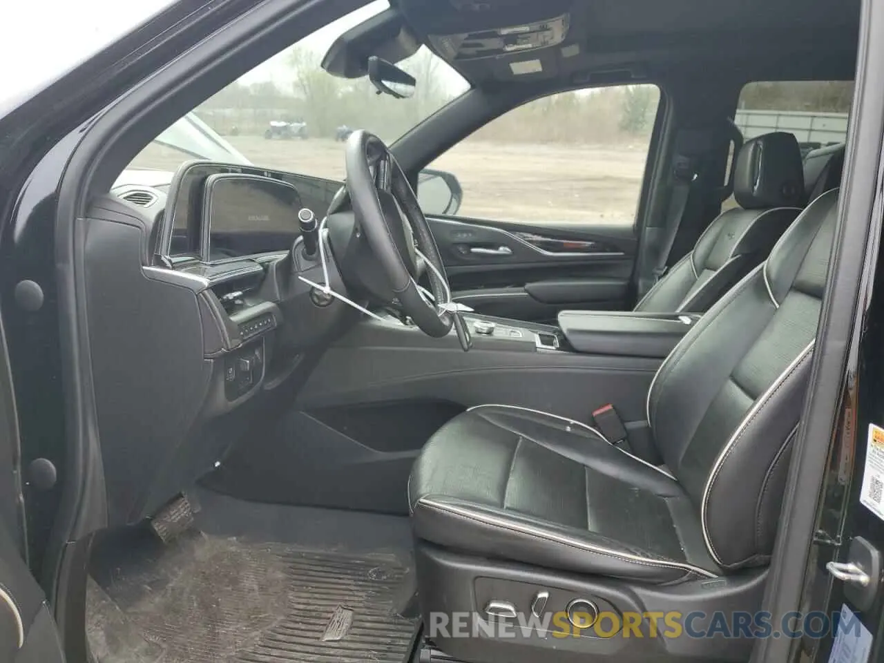 7 fotografías del automóvil dañado 1GYS4FKL0MR408940 CADILLAC ESCALADE 2021