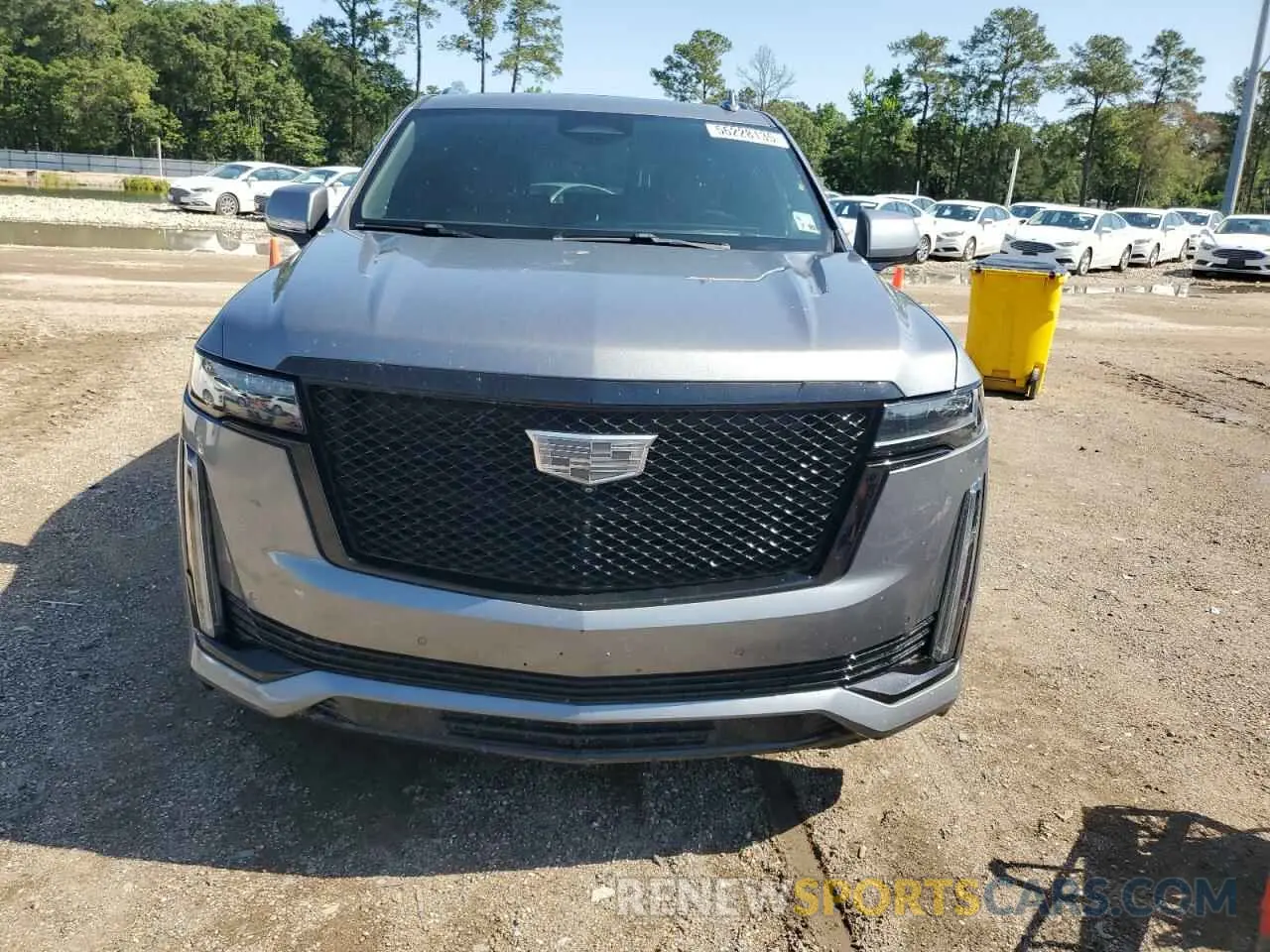 5 fotografías del automóvil dañado 1GYS4FKL3MR158528 CADILLAC ESCALADE 2021