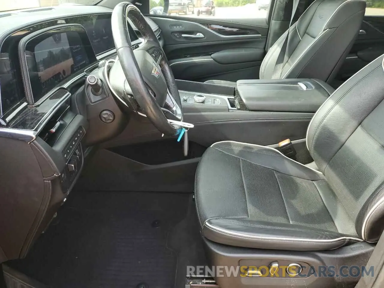 7 fotografías del automóvil dañado 1GYS4FKL7MR308561 CADILLAC ESCALADE 2021