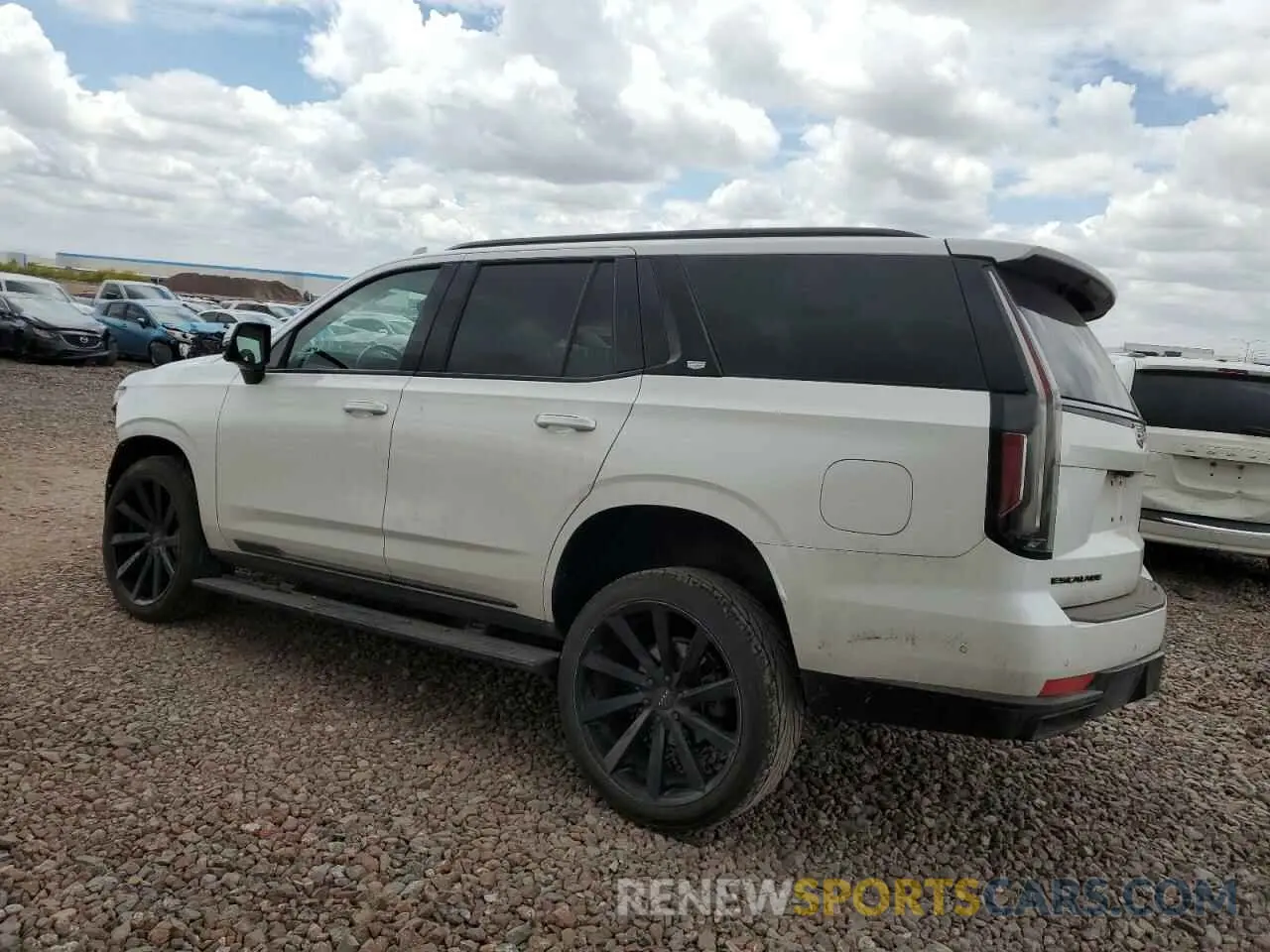 2 fotografías del automóvil dañado 1GYS4FKL8MR304647 CADILLAC ESCALADE 2021