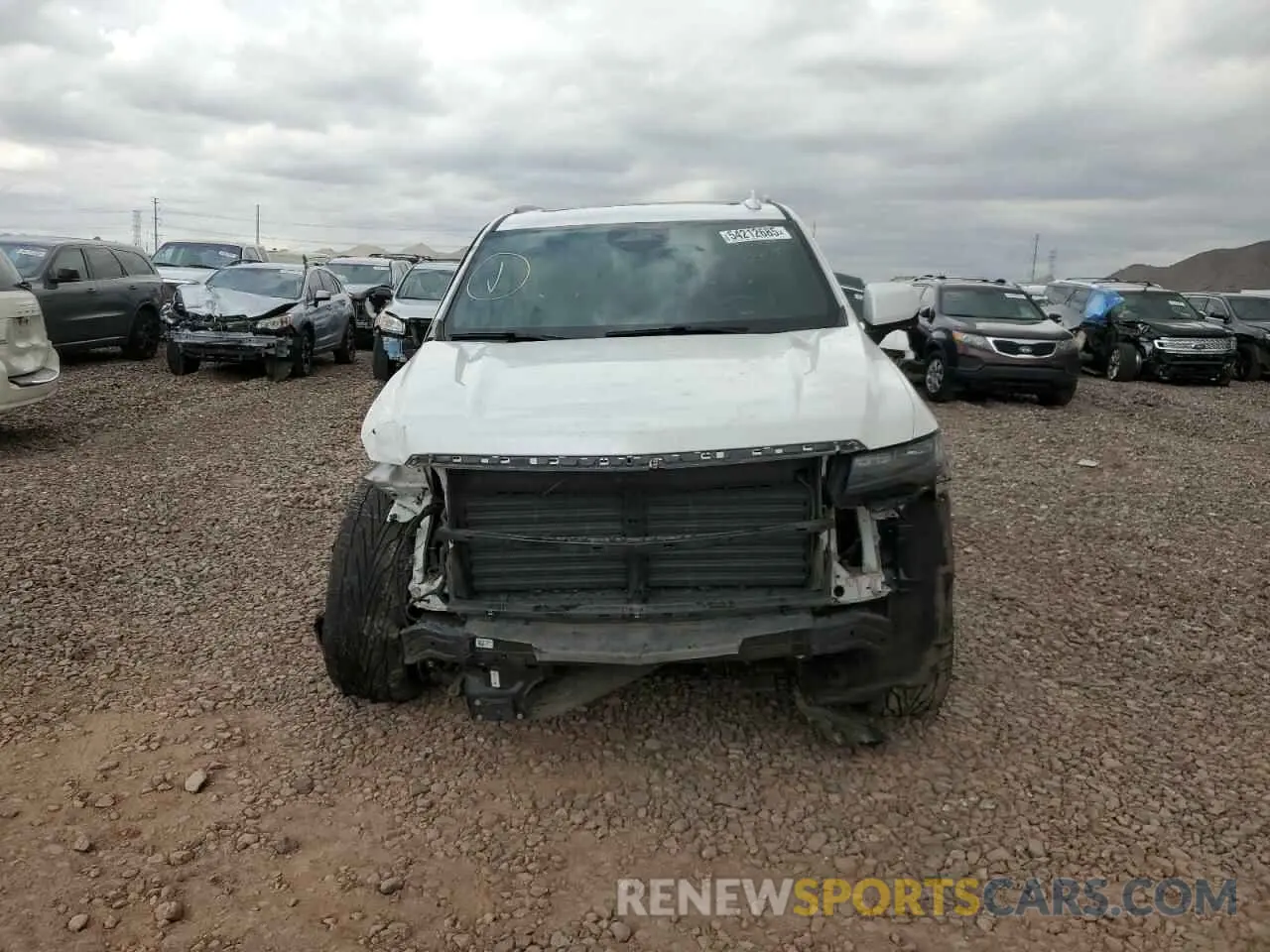 5 fotografías del automóvil dañado 1GYS4FKL8MR304647 CADILLAC ESCALADE 2021