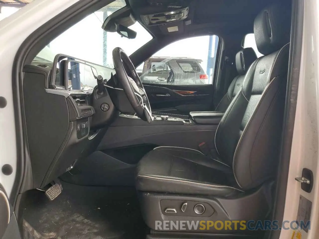 7 fotografías del automóvil dañado 1GYS4FKL8MR304647 CADILLAC ESCALADE 2021