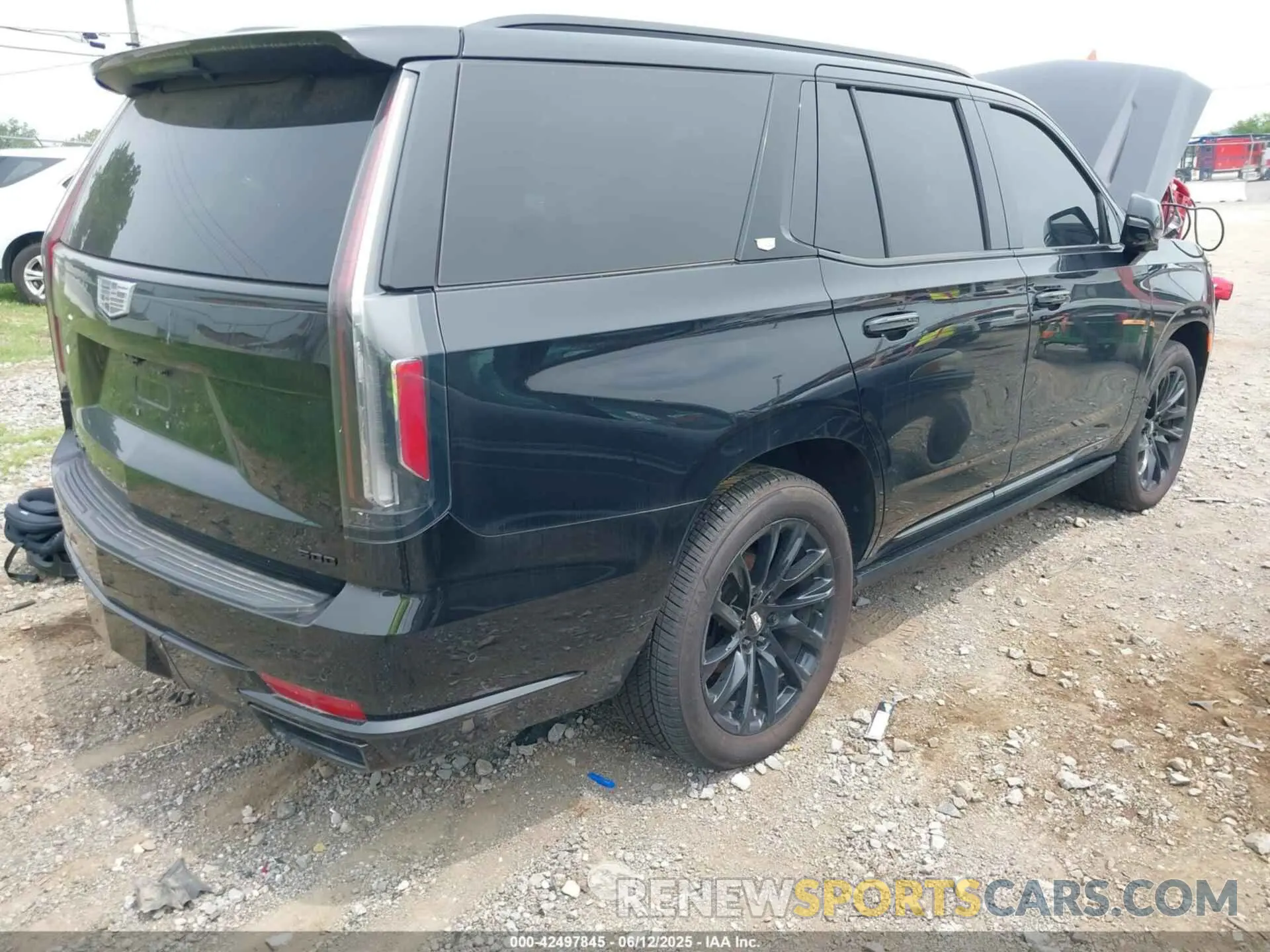 4 fotografías del automóvil dañado 1GYS4FKLXMR194152 CADILLAC ESCALADE 2021