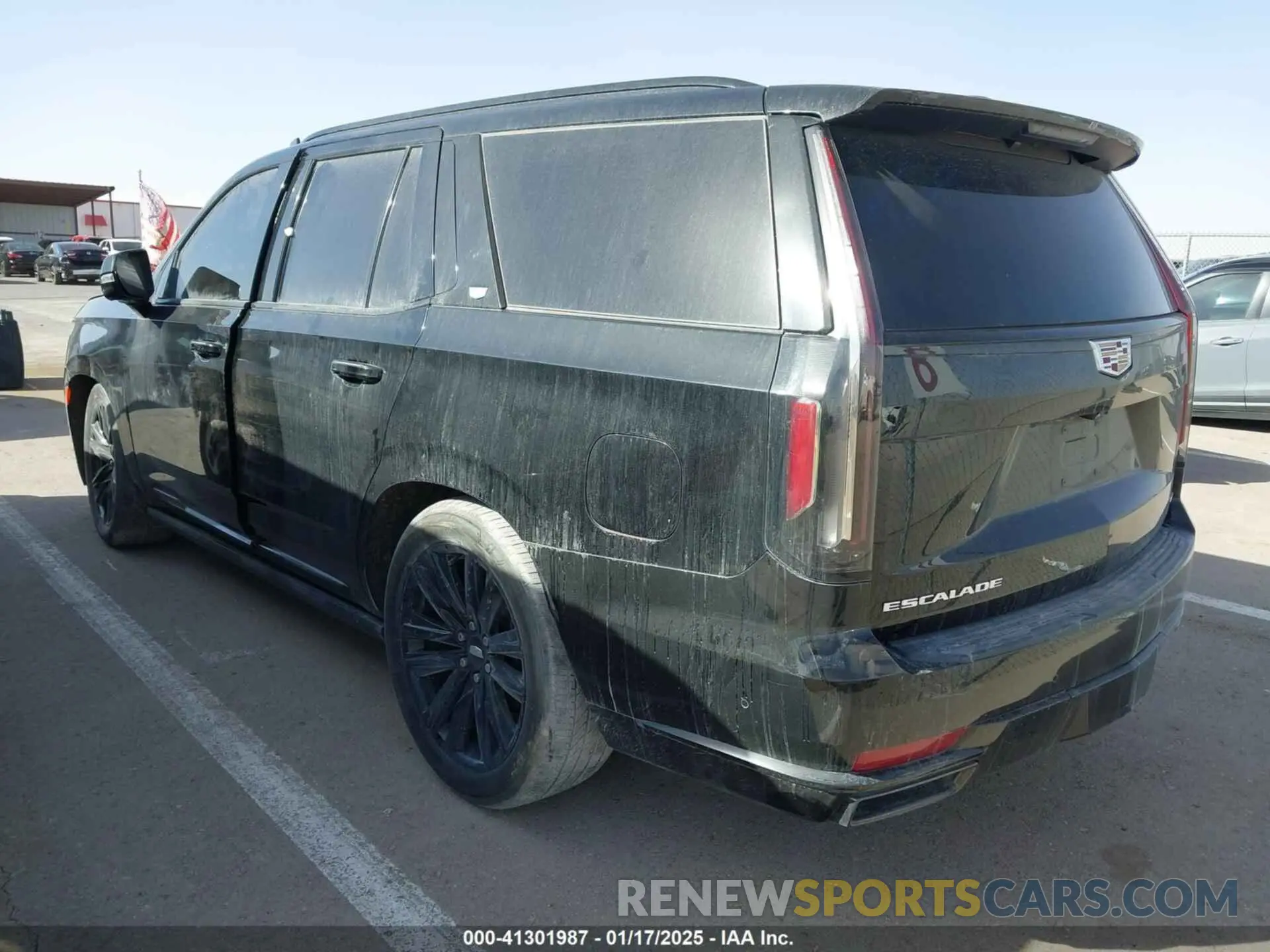 3 fotografías del automóvil dañado 1GYS4GKL0MR228590 CADILLAC ESCALADE 2021