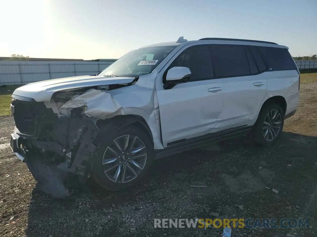 1 fotografías del automóvil dañado 1GYS4GKL6MR370927 CADILLAC ESCALADE 2021