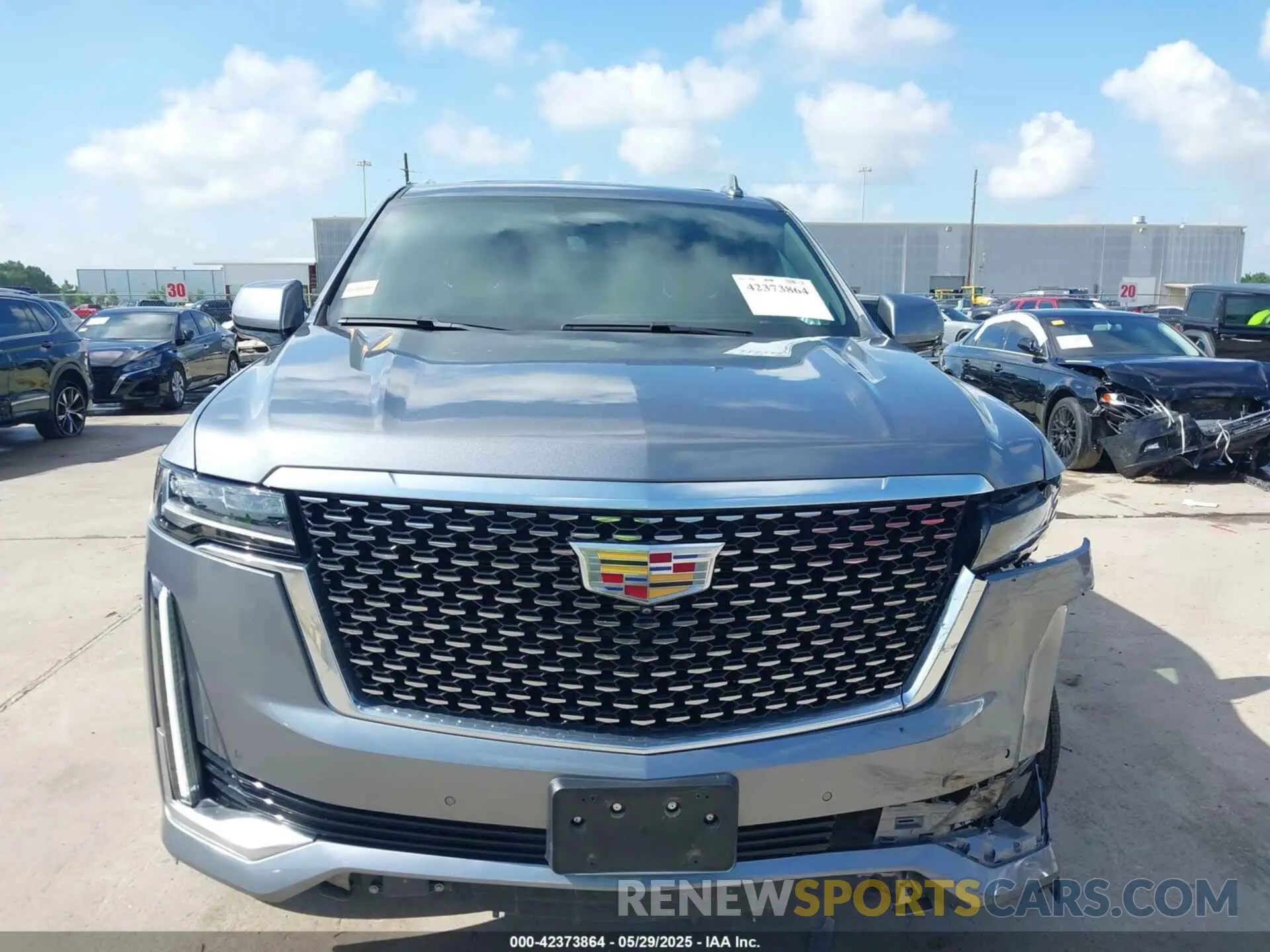 12 fotografías del automóvil dañado 1GYS3BKL9NR265600 CADILLAC ESCALADE 2022
