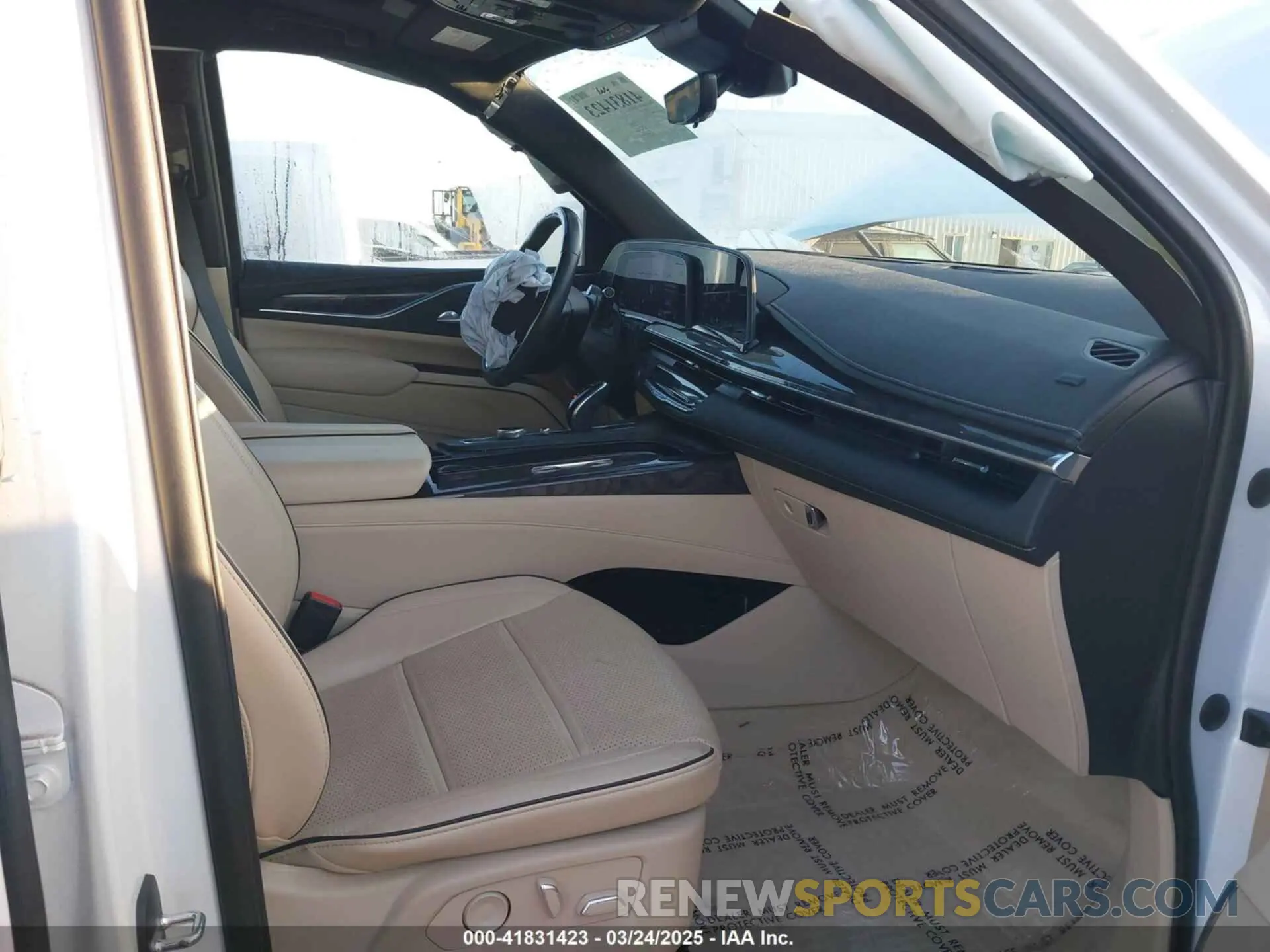 5 fotografías del automóvil dañado 1GYS4BKLXNR162960 CADILLAC ESCALADE 2022