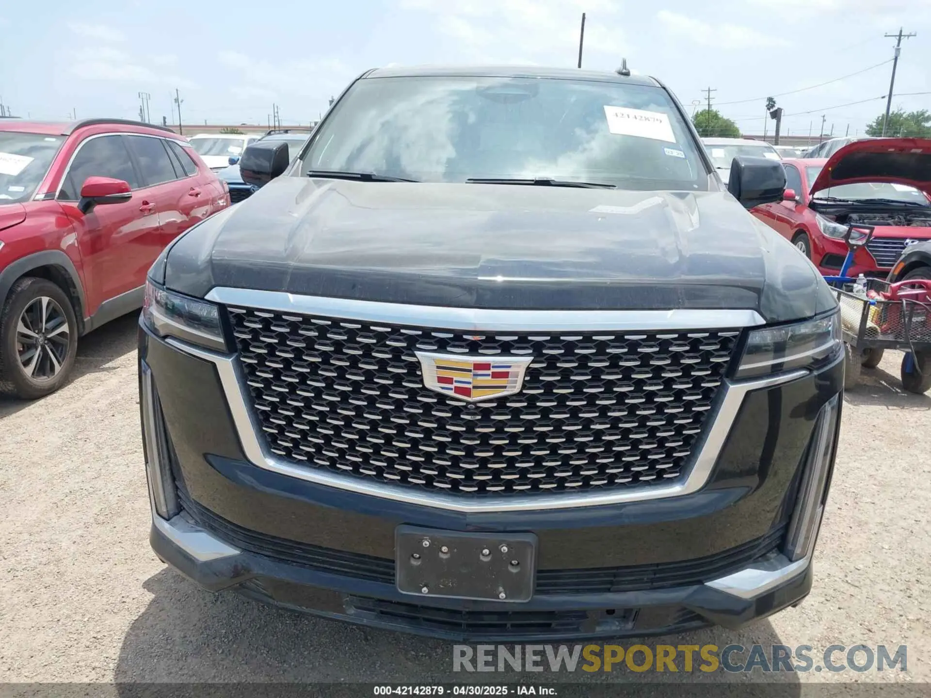 6 fotografías del automóvil dañado 1GYS4CKL4NR192834 CADILLAC ESCALADE 2022