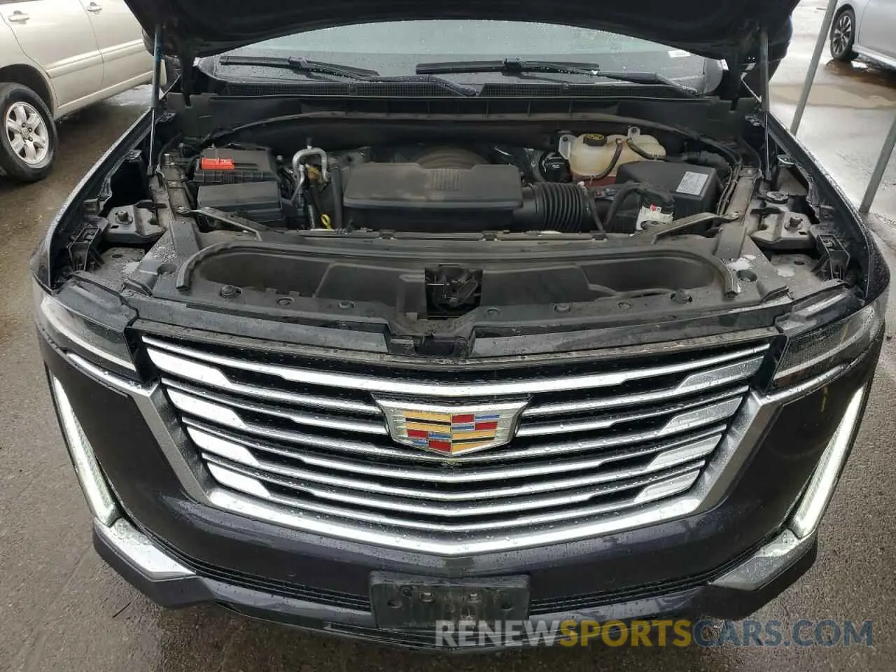 12 fotografías del automóvil dañado 1GYS4DKL8NR201234 CADILLAC ESCALADE 2022