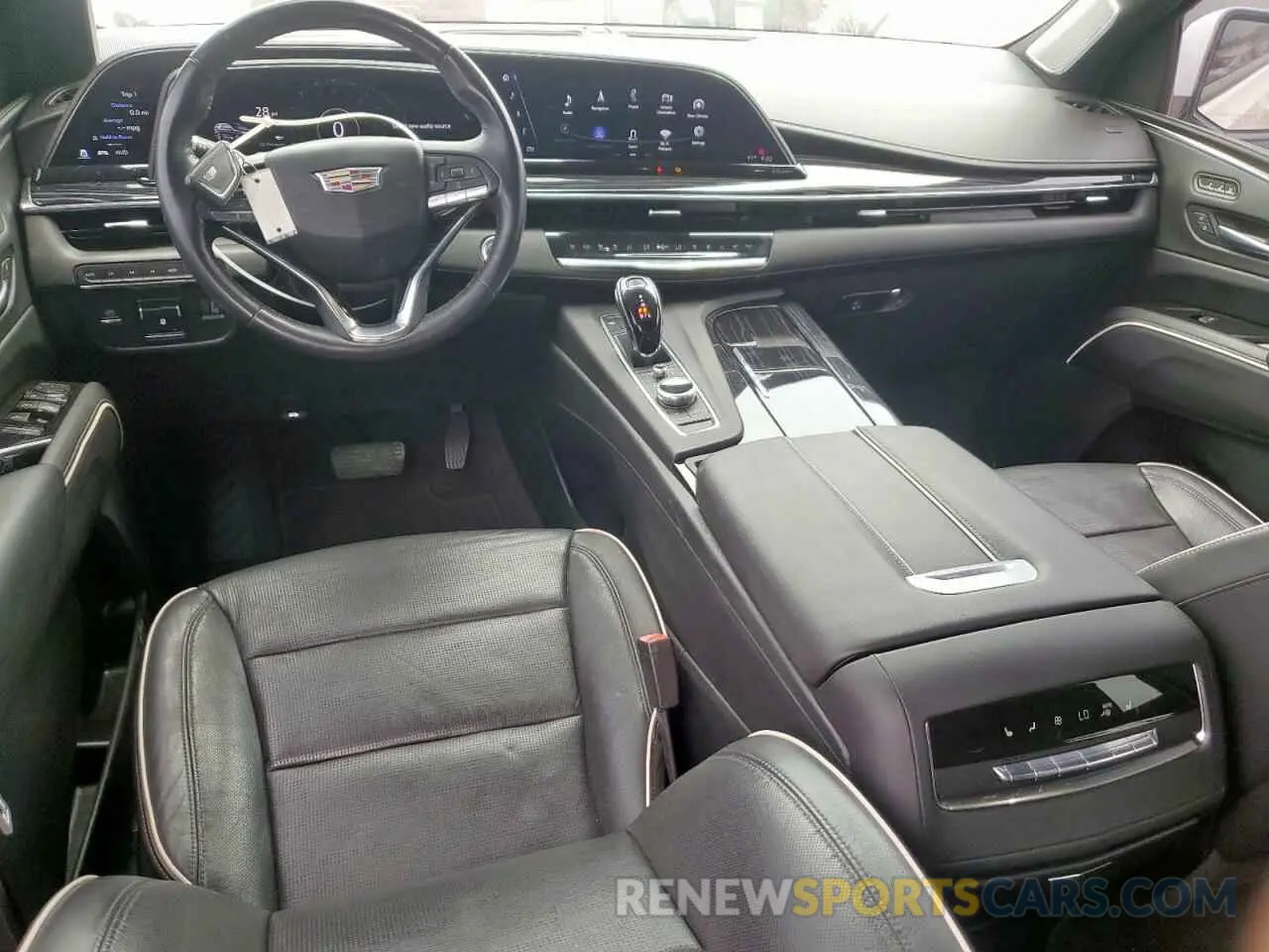 8 fotografías del automóvil dañado 1GYS4FKL6NR128215 CADILLAC ESCALADE 2022