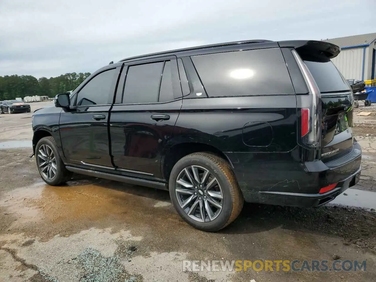 2 fotografías del automóvil dañado 1GYS4GKL4NR277079 CADILLAC ESCALADE 2022