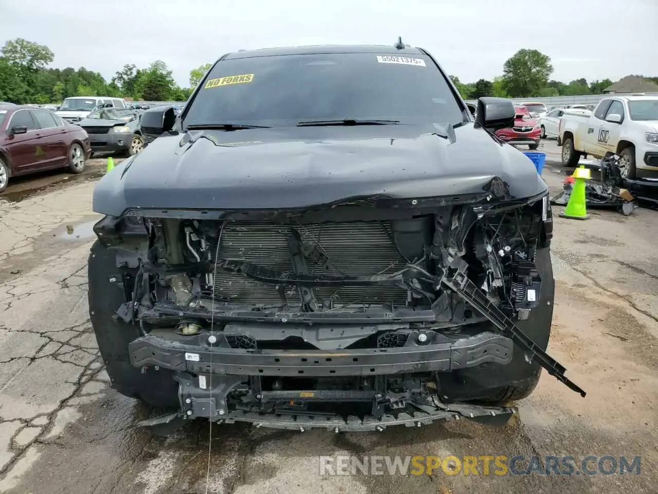 5 fotografías del automóvil dañado 1GYS4GKL4NR277079 CADILLAC ESCALADE 2022