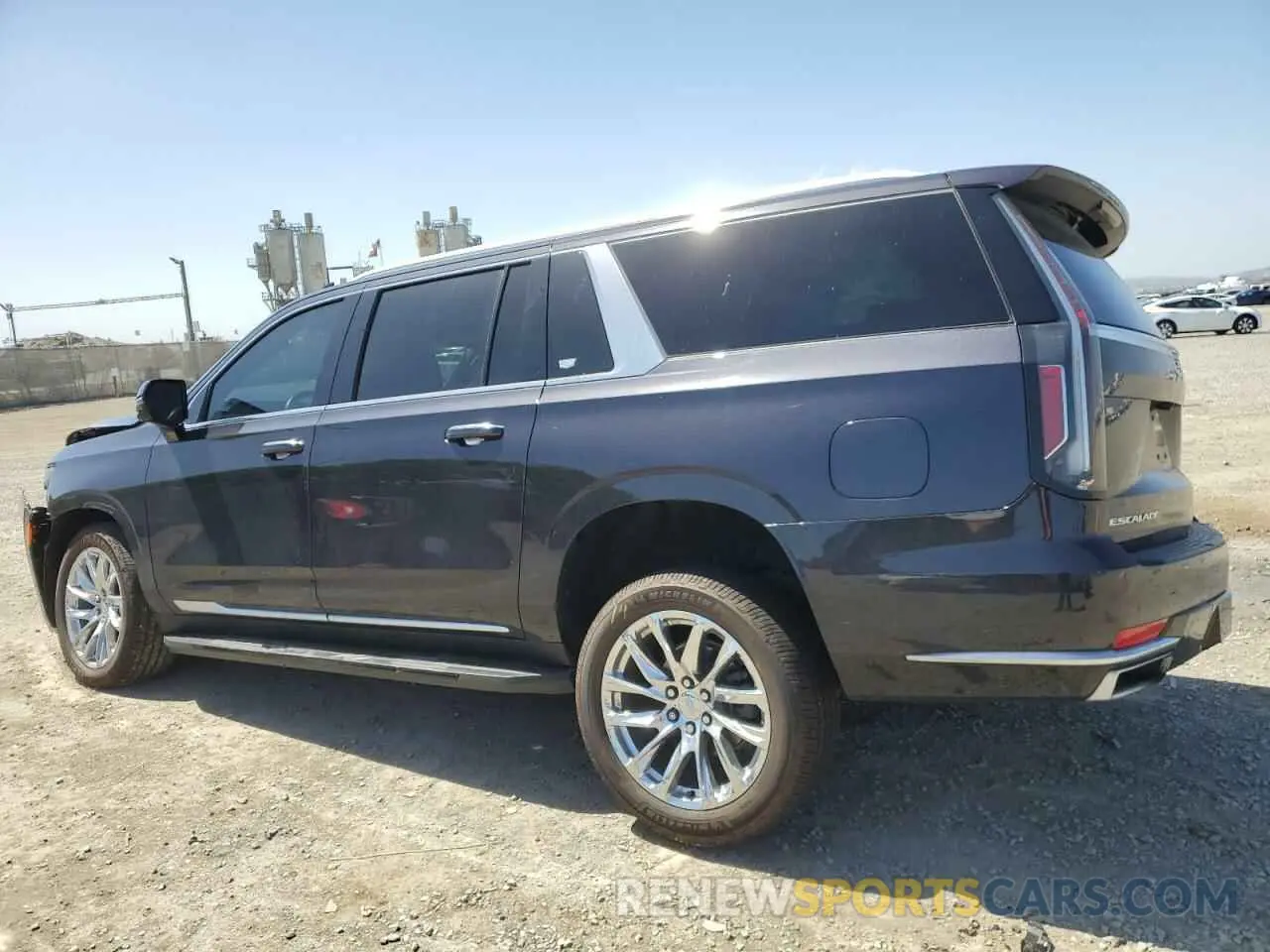 2 fotografías del automóvil dañado 1GYS4KKL8NR149625 CADILLAC ESCALADE 2022