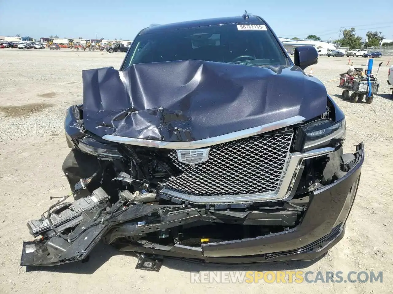5 fotografías del automóvil dañado 1GYS4KKL8NR149625 CADILLAC ESCALADE 2022