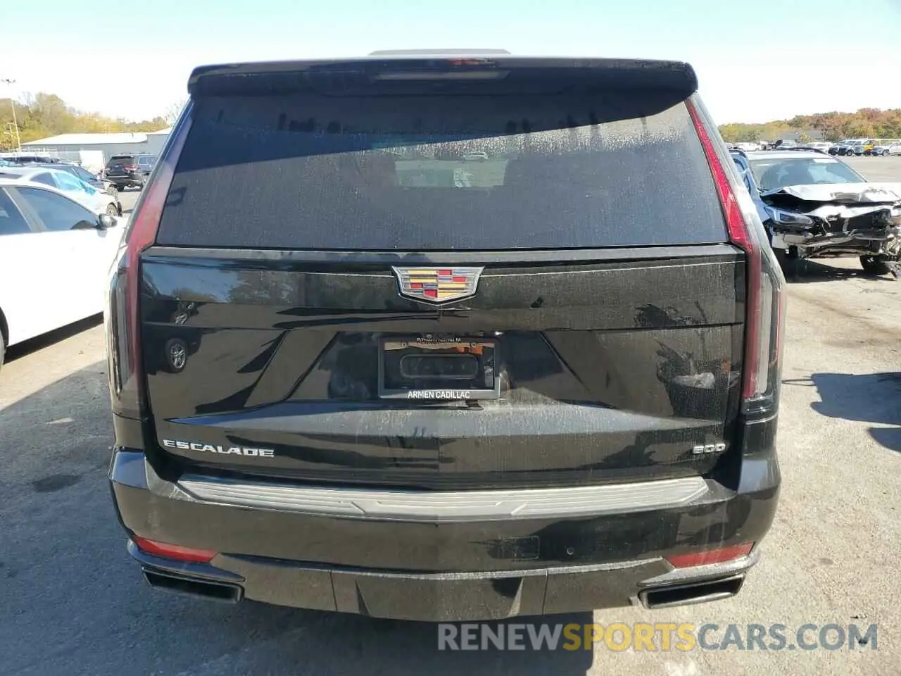 6 fotografías del automóvil dañado 1GYS4PKL3NR363595 CADILLAC ESCALADE 2022