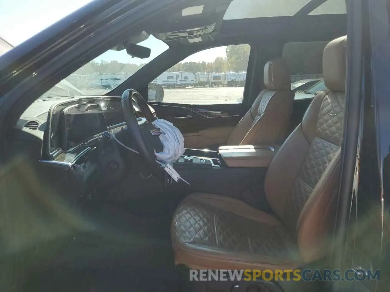 7 fotografías del automóvil dañado 1GYS4PKL3NR363595 CADILLAC ESCALADE 2022